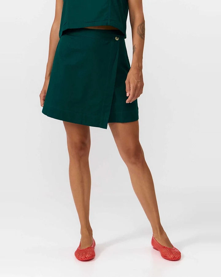 SUITE13LAB Damen vegan Rock Polo Deep Green