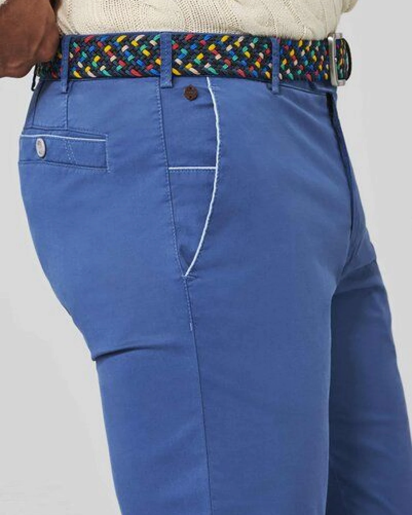 MEYER SOMMER-TWILL-BAUMWOLLCHINO – Ansicht 4