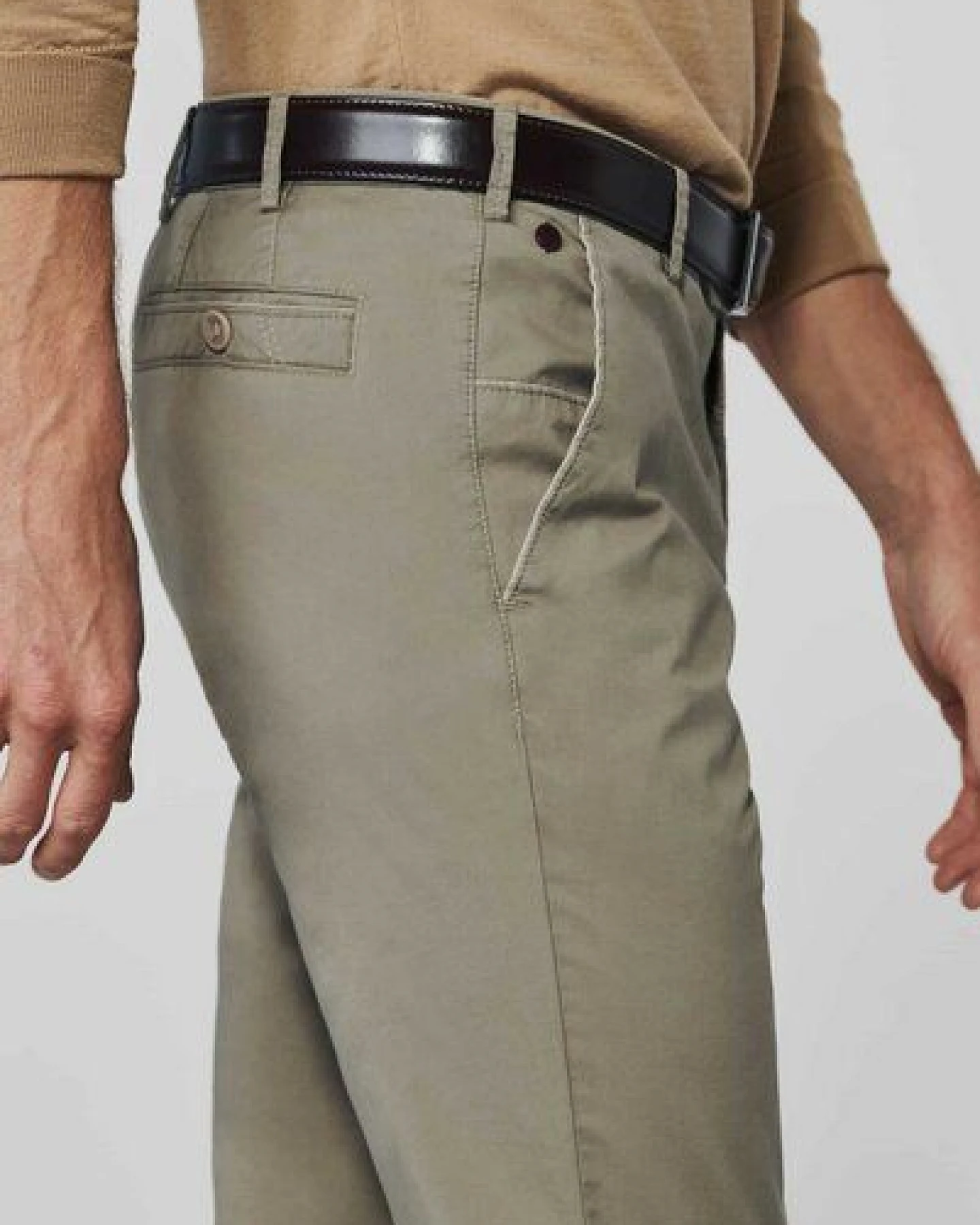 MEYER SOMMER-TWILL-BAUMWOLLCHINO – Ansicht 4