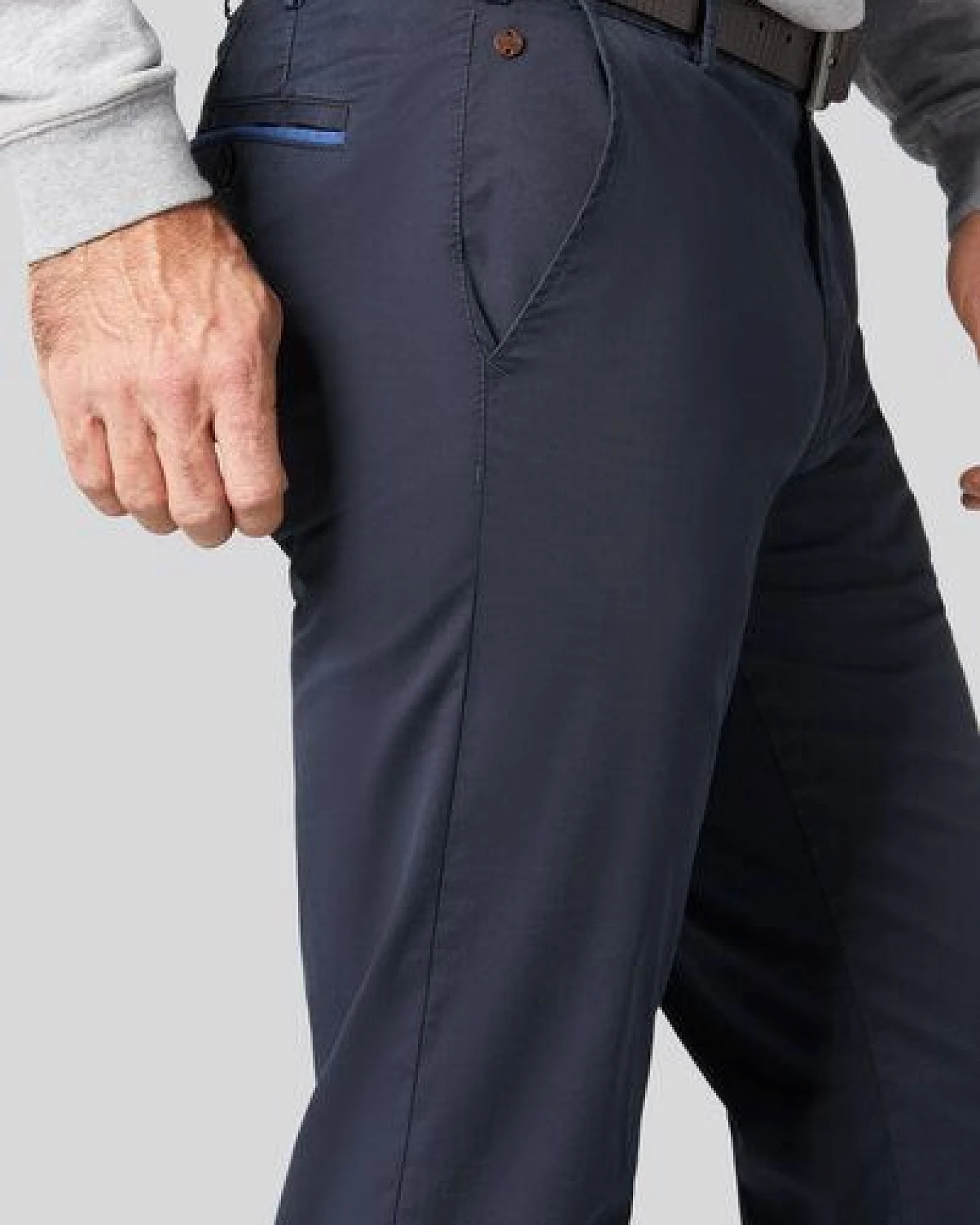 MEYER Sommer-Twill-Baumwollchino – Ansicht 4