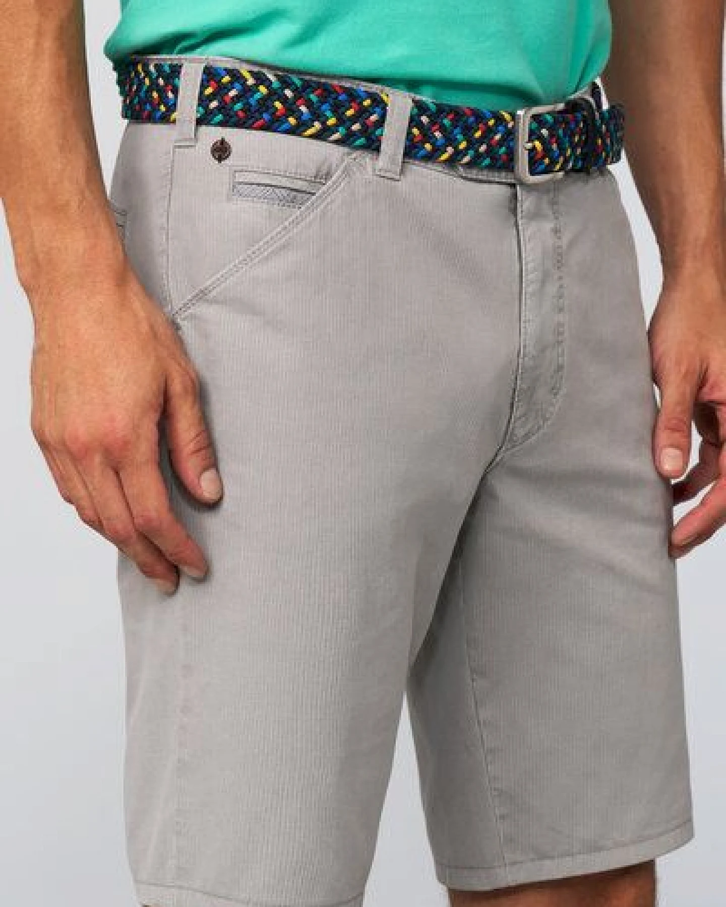 MEYER Mikrostreifen Baumwollchino – Ansicht 4