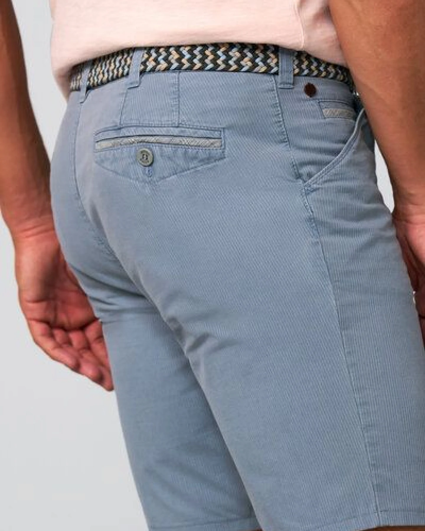 MEYER Mikrostreifen Baumwollchino – Ansicht 4