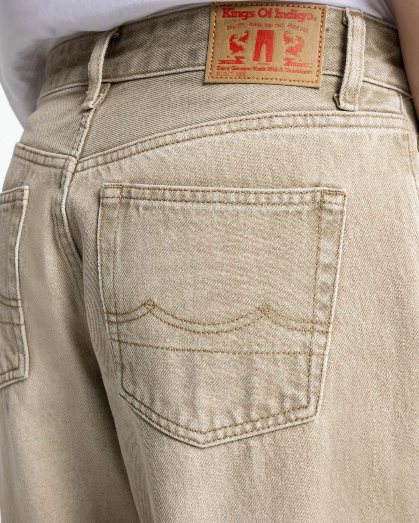 Jeans Joan Twist Retro Beige Worn – Ansicht 6