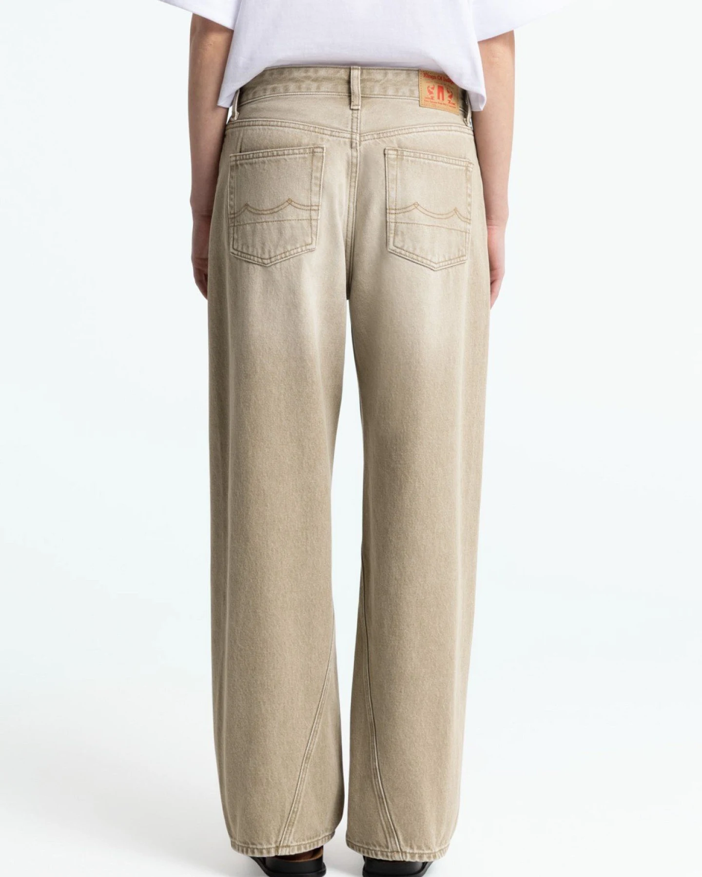 Jeans Joan Twist Retro Beige Worn – Ansicht 5