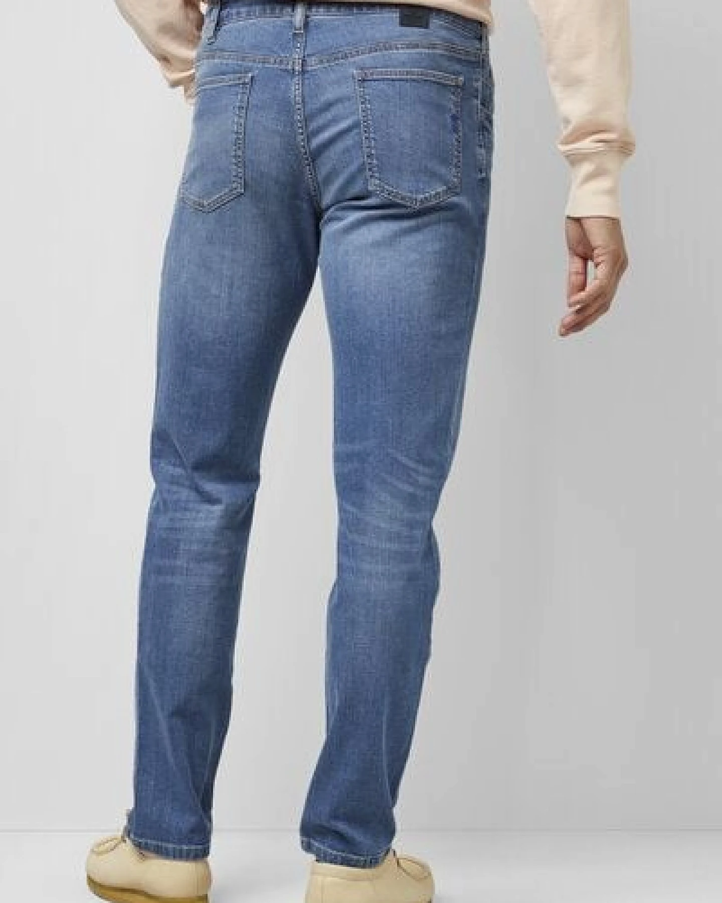 M 5 BY MEYER Cross Hedge Denim Five Pocket – Ansicht 3