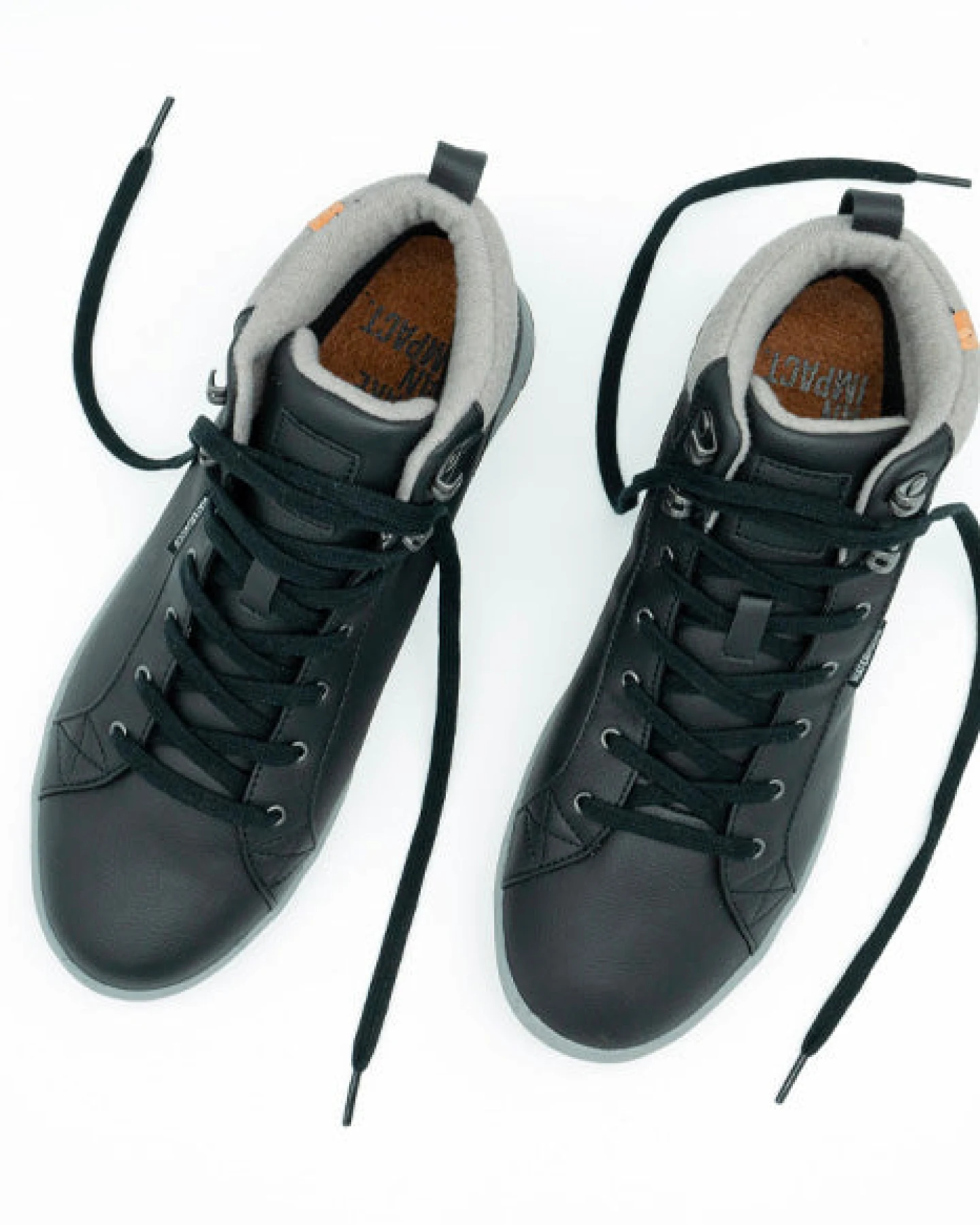 SAOLA Herren vegan Sneaker Herren Bergen Wasserdicht Warm Schwarz – Ansicht 2