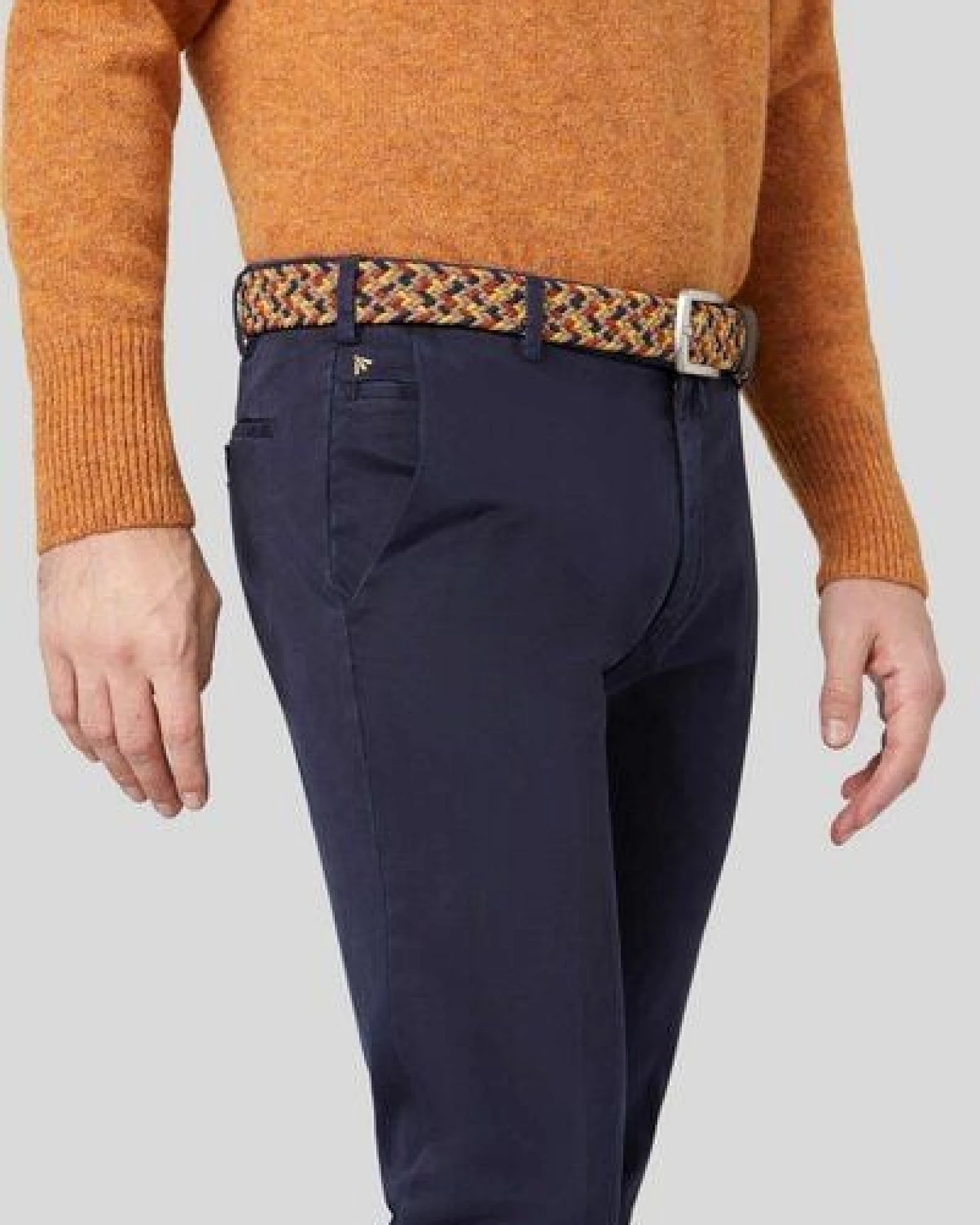 MEYER Pimacotton Super Stretch Satin Chino – Ansicht 4