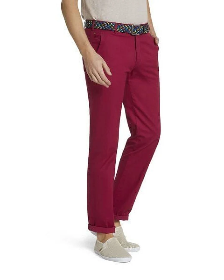 MEYER BAUMWOLLE-SEIDE-SUPER-STRETCH CHINO