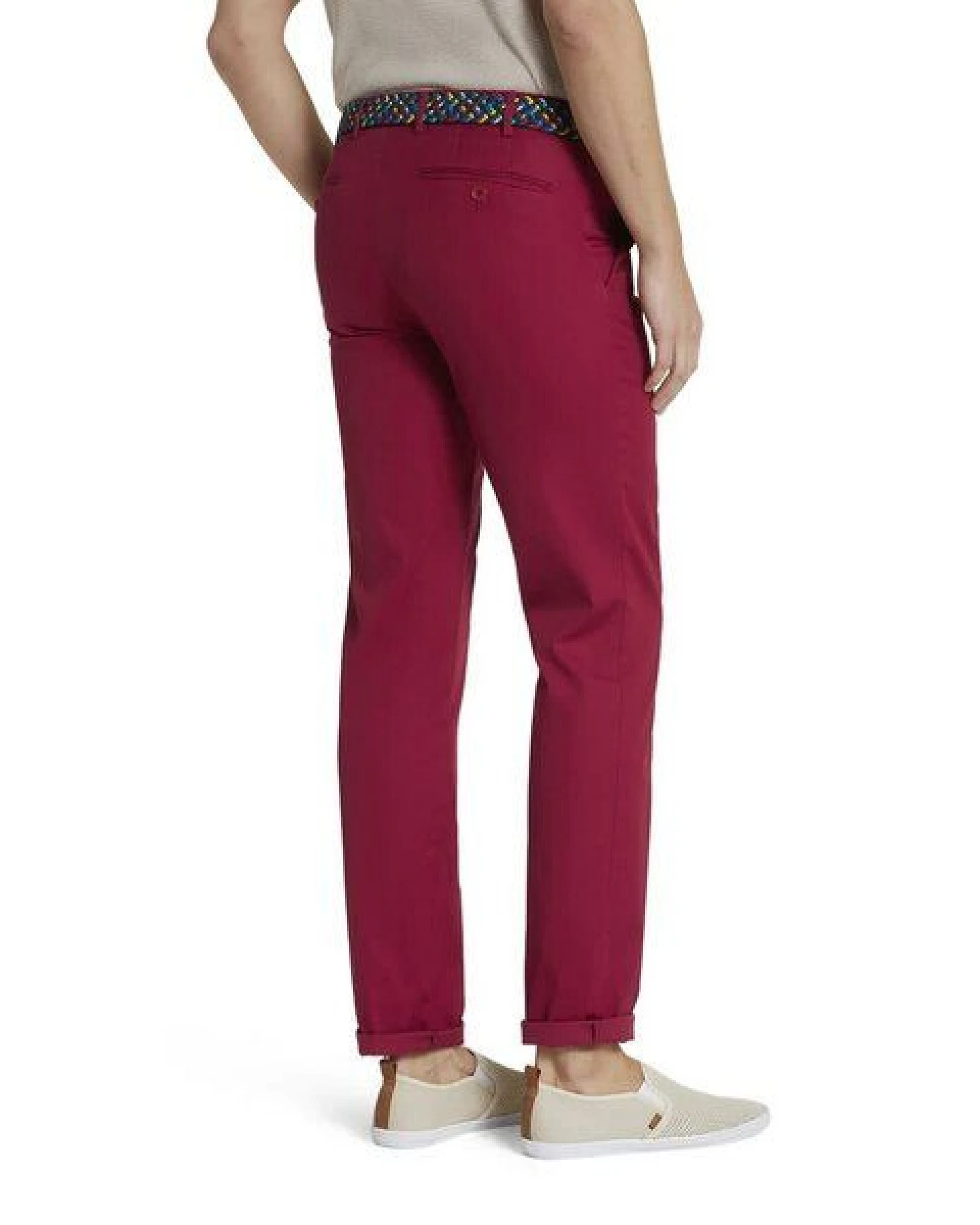 MEYER BAUMWOLLE-SEIDE-SUPER-STRETCH CHINO – Ansicht 2