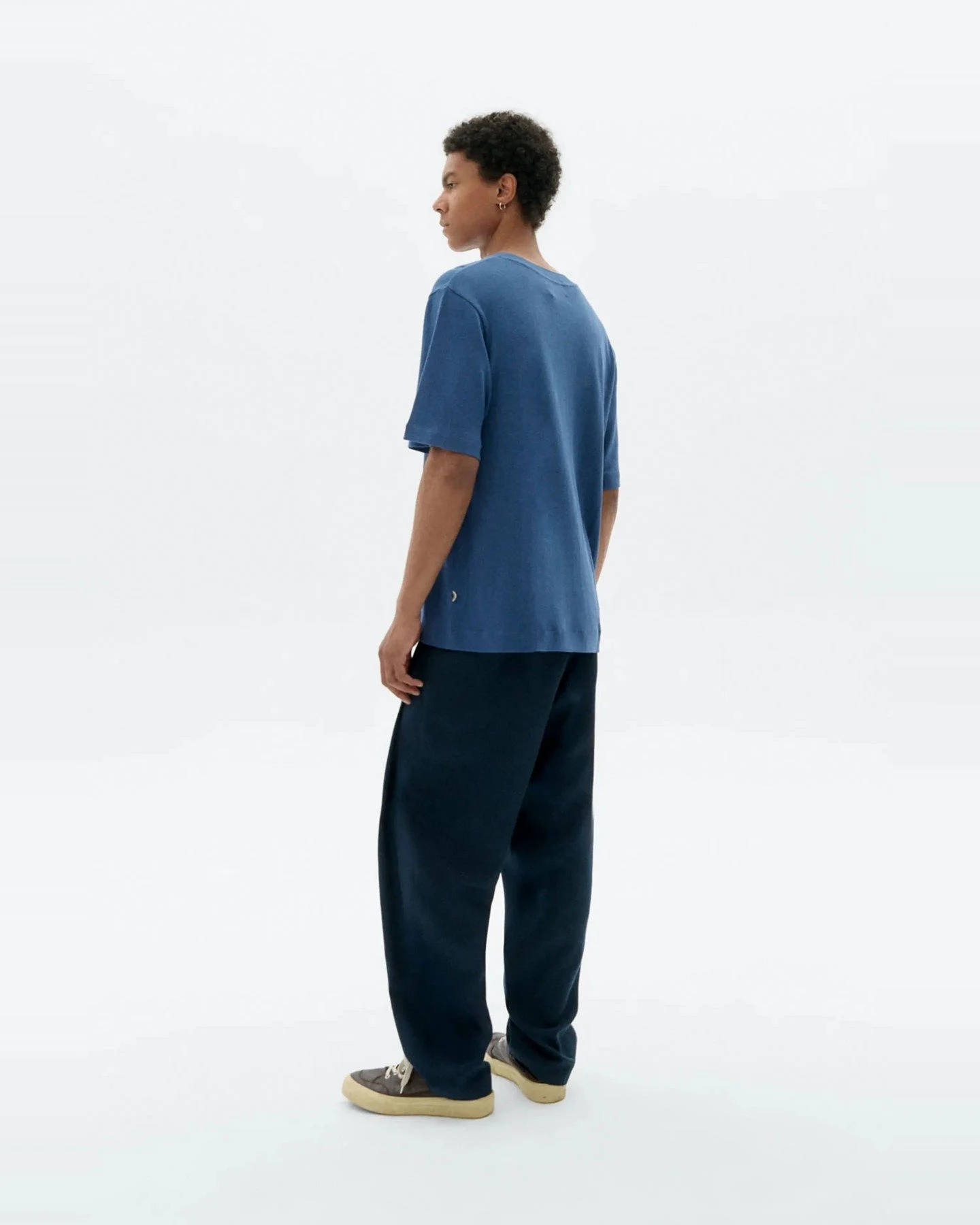 T-Shirt Roy Hanf Blau – Ansicht 4