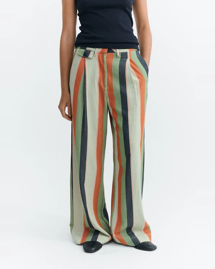 Hose Pat Quick Stripes Grün