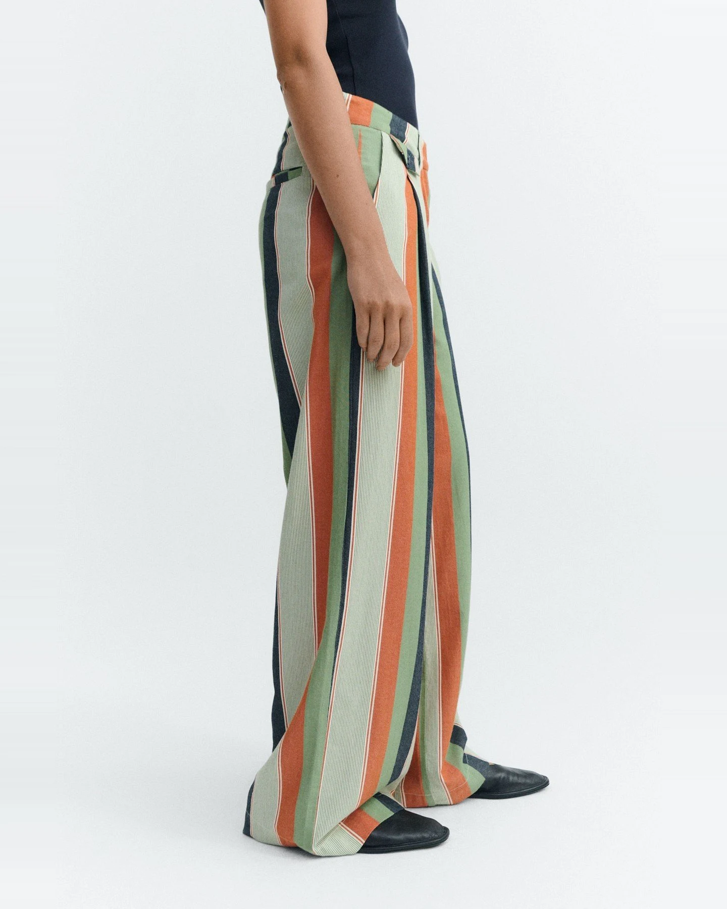 Hose Pat Quick Stripes Grün – Ansicht 2