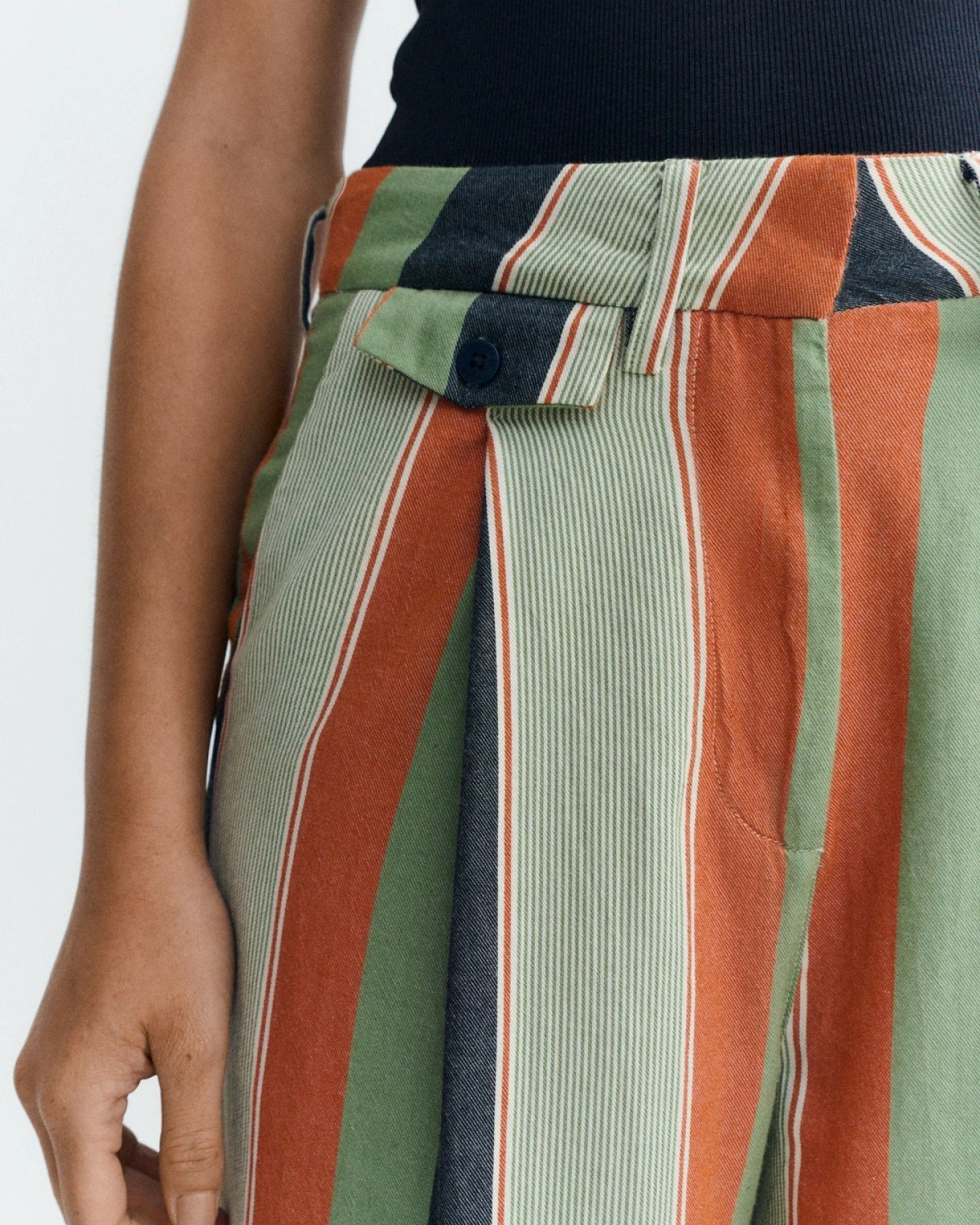 Hose Pat Quick Stripes Grün – Ansicht 5