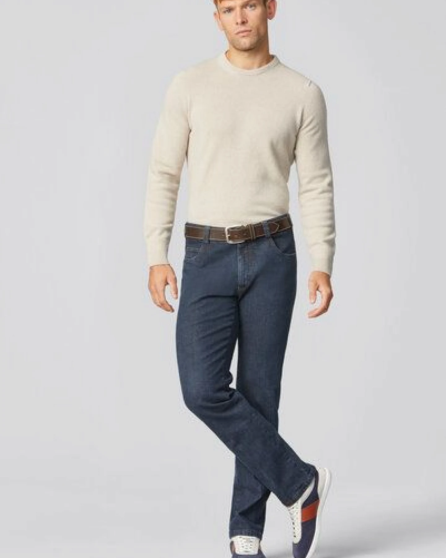 MEYER Struktur Swingpocketjeans – Ansicht 2