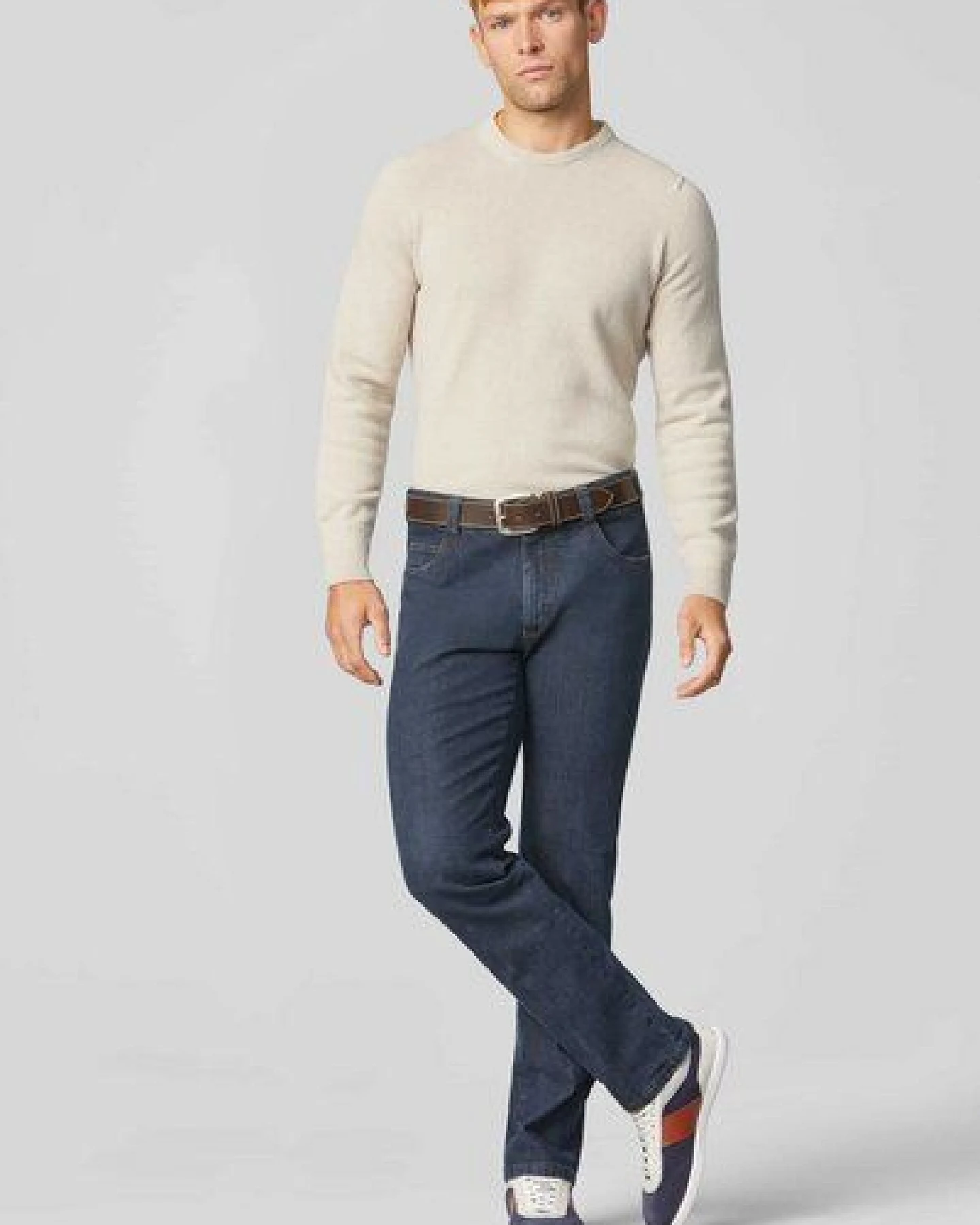 MEYER Struktur Swingpocketjeans – Ansicht 2