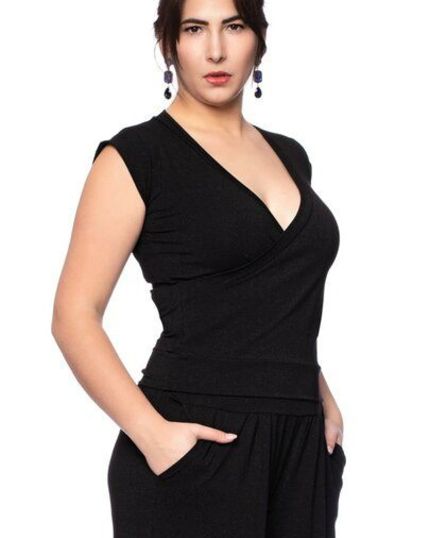 Ingoria SARIKA Shirt in Wickeloptik – Ansicht 3