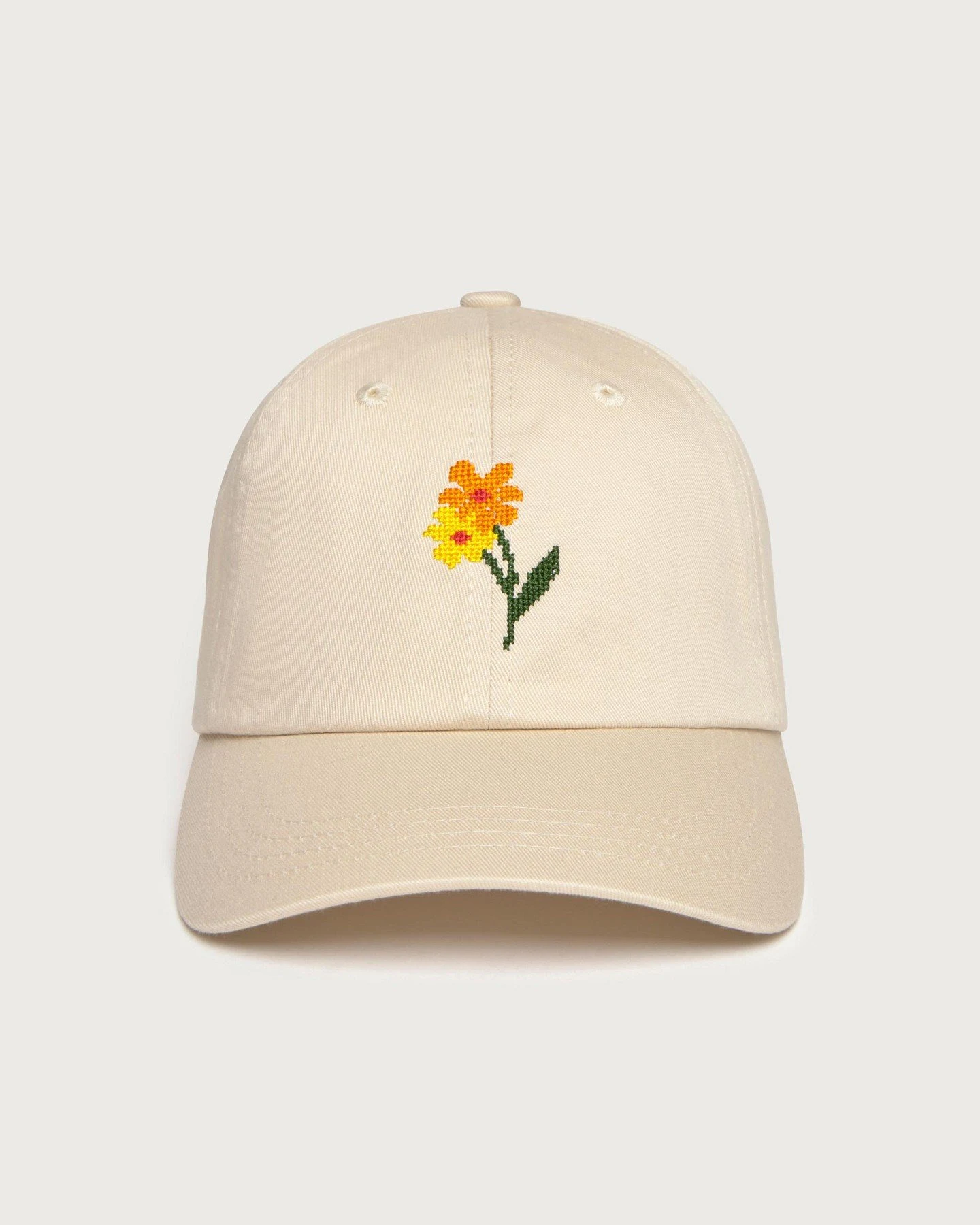 Cap Chris Flower Poppy Ecru Beige – Ansicht 3