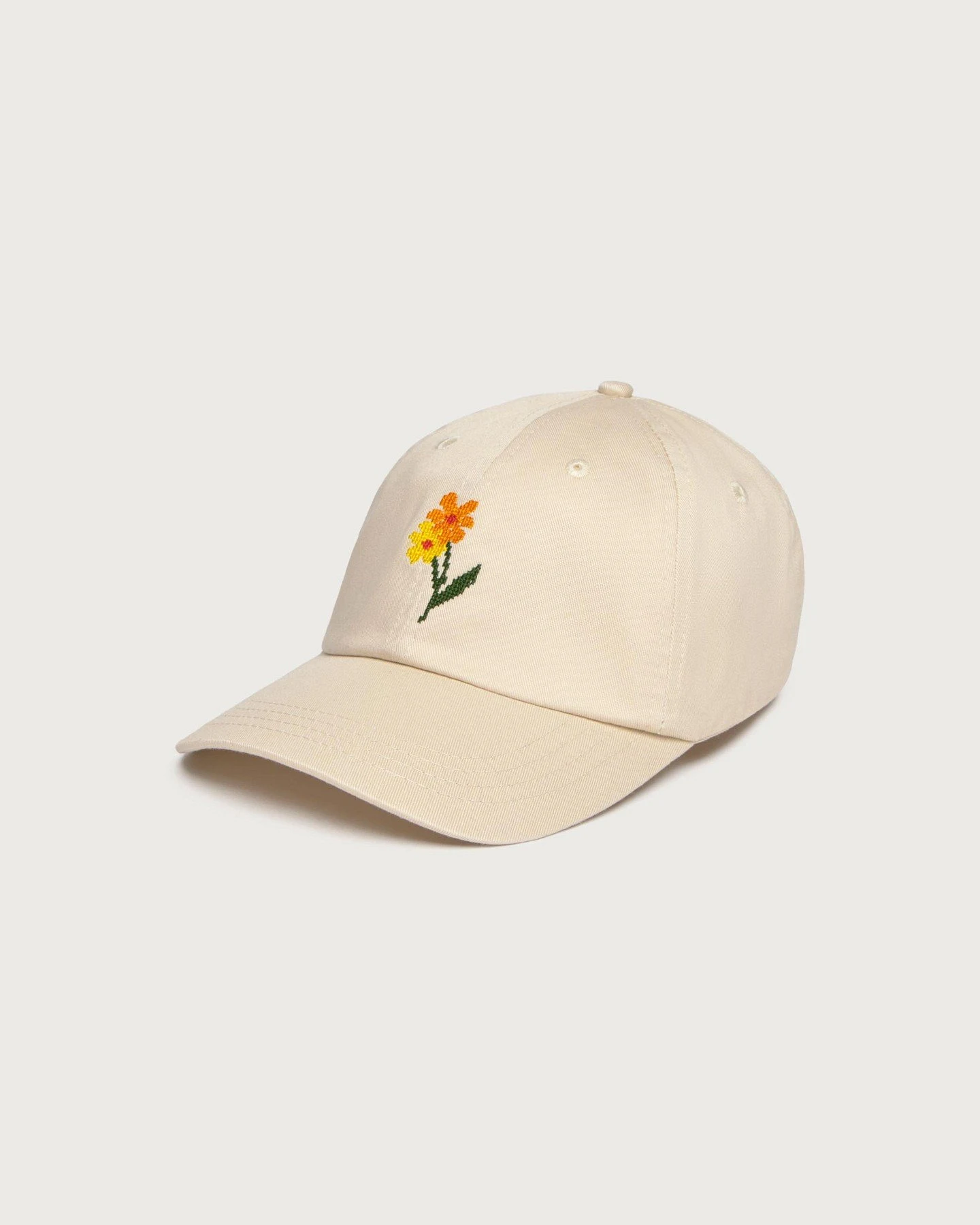 Cap Chris Flower Poppy Ecru Beige – Ansicht 4