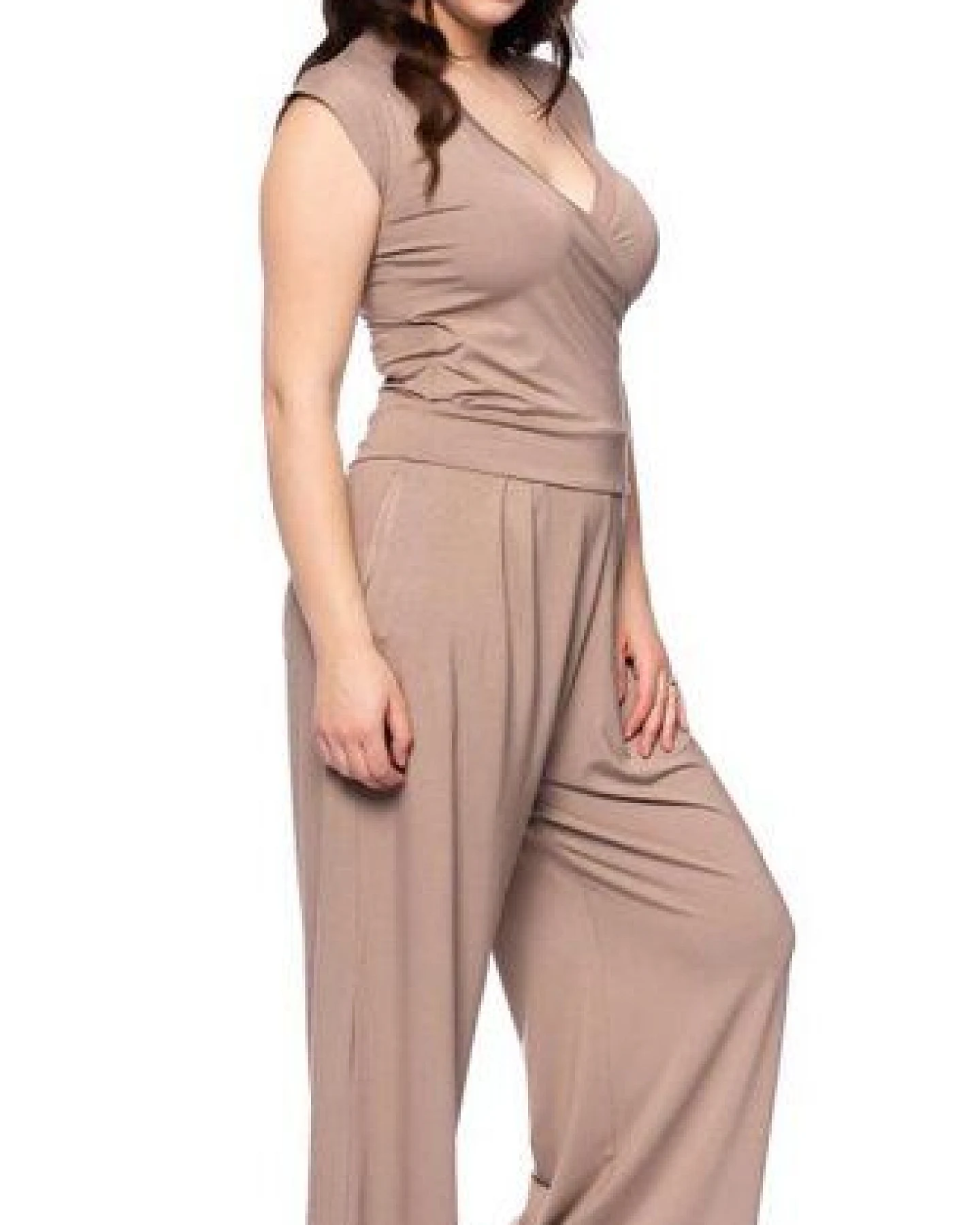 Ingoria RIYA Palazzo-Hose mit Komfortbund und Taschen – Ansicht 2