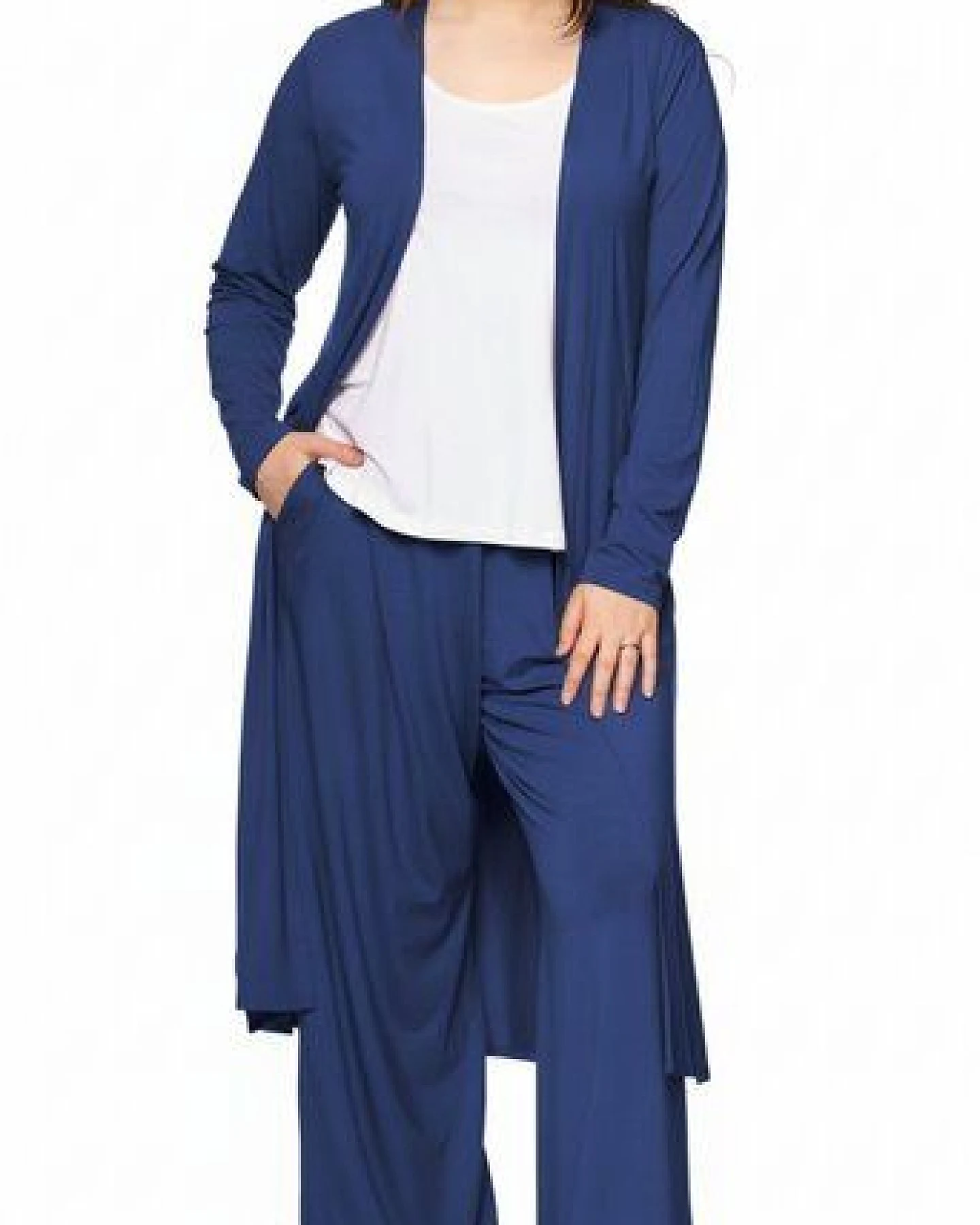 Ingoria RIYA Palazzo-Hose mit Komfortbund und Taschen – Ansicht 2