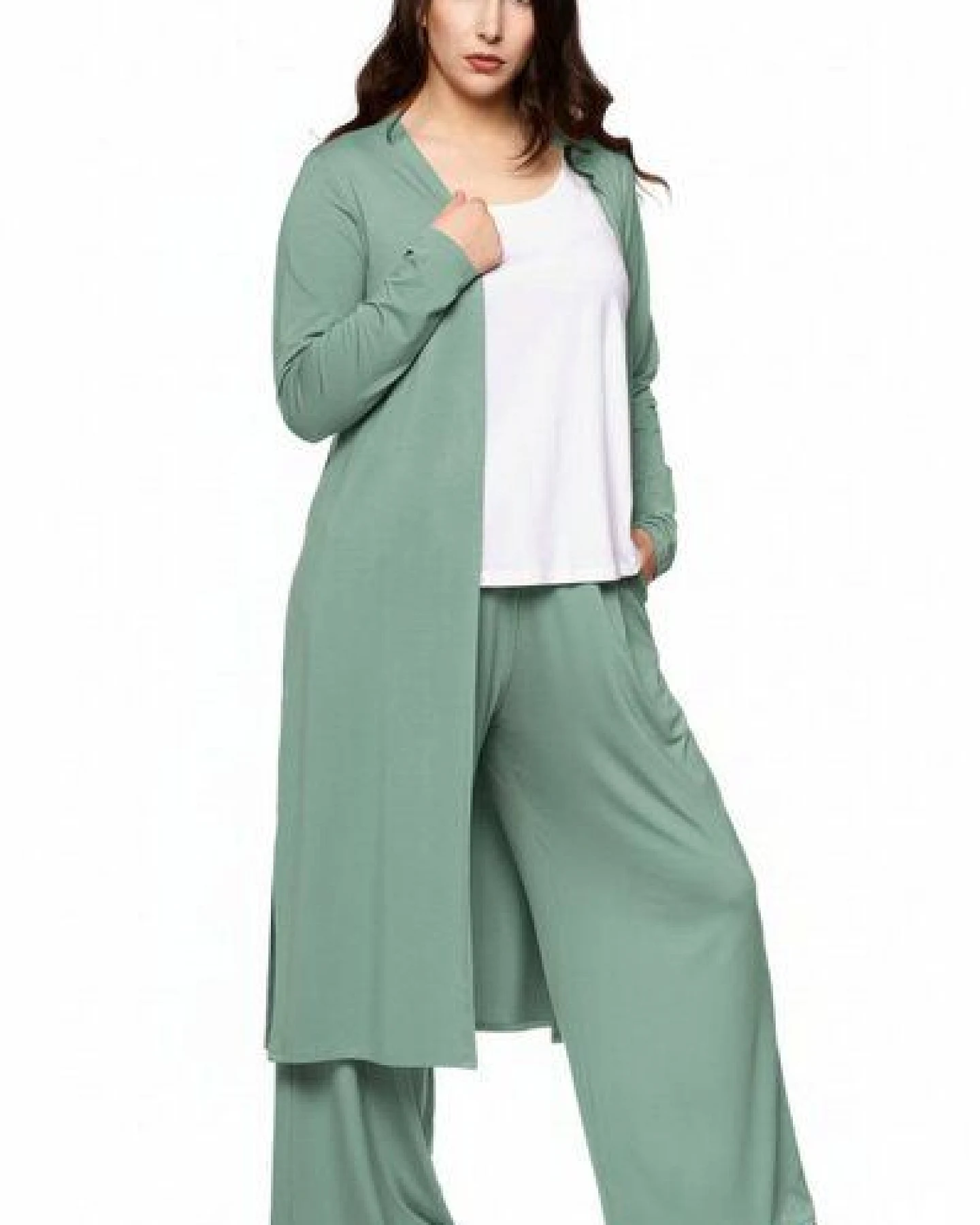 Ingoria RIYA Palazzo-Hose mit Komfortbund und Taschen – Ansicht 2