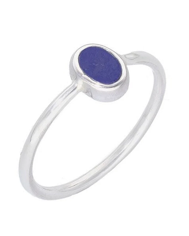 pakilia Silber Ring oval Fair-Trade und handmade