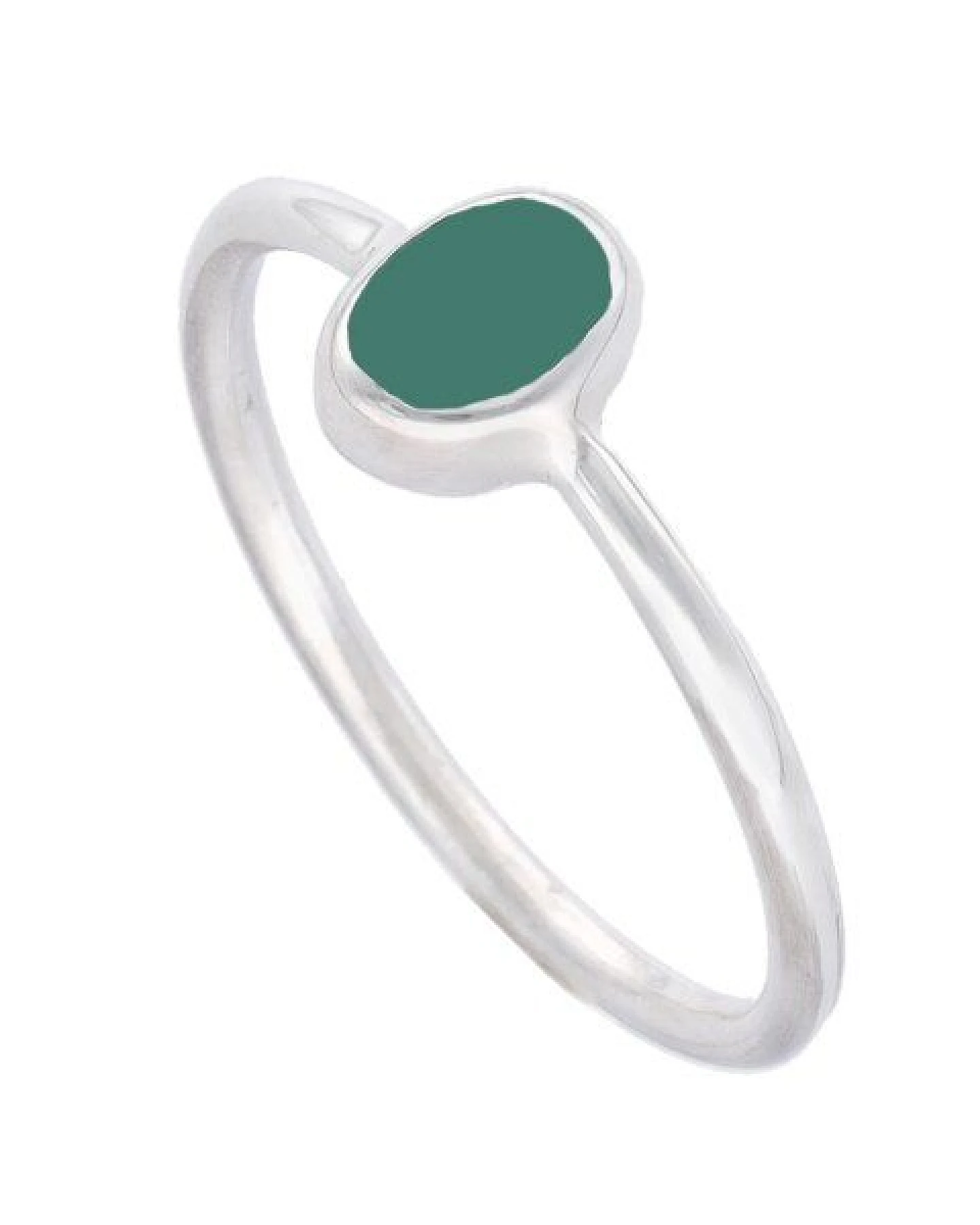 pakilia Silber Ring oval Fair-Trade und handmade – Ansicht 2