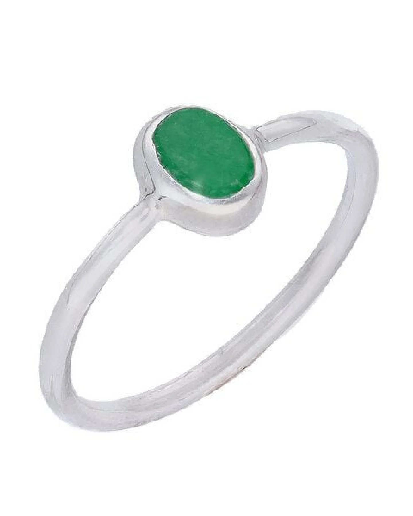 pakilia Silber Ring oval Fair-Trade und handmade – Ansicht 4