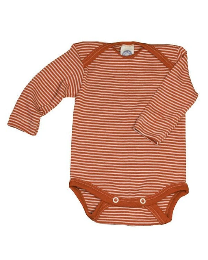 Produktseite: Cosilana Baby-Body Langarm Wolle Seide