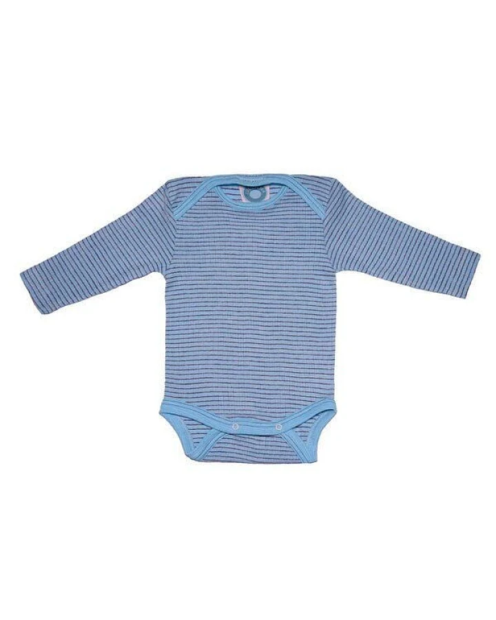 Produktseite: Cosilana Baby-Body Langarm Bio Baumwolle kbT Wolle Seide