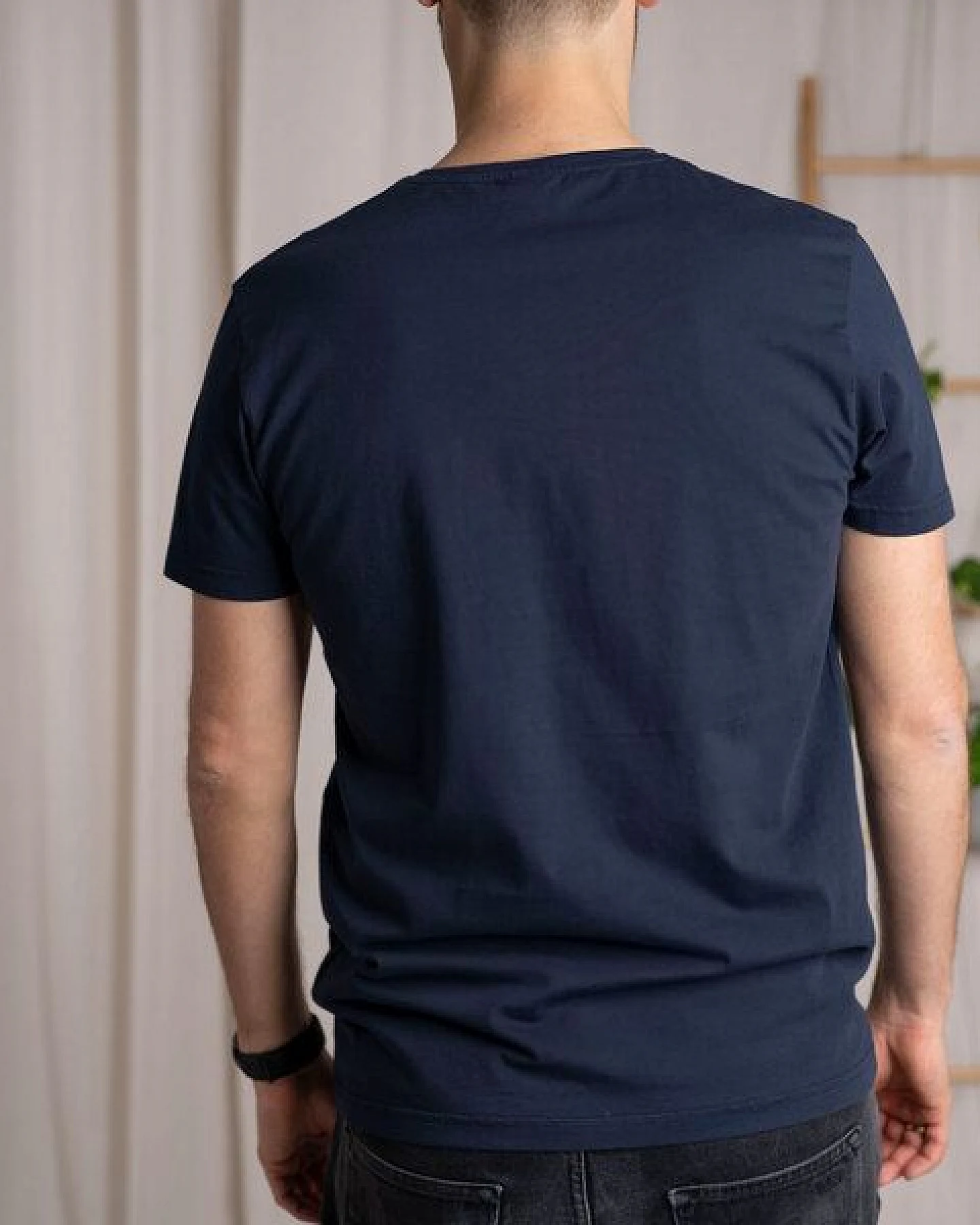 Vresh Clothing Vilip - Classic Fit T-Shirt mit Brusttasche aus Biobaumwolle – Ansicht 2