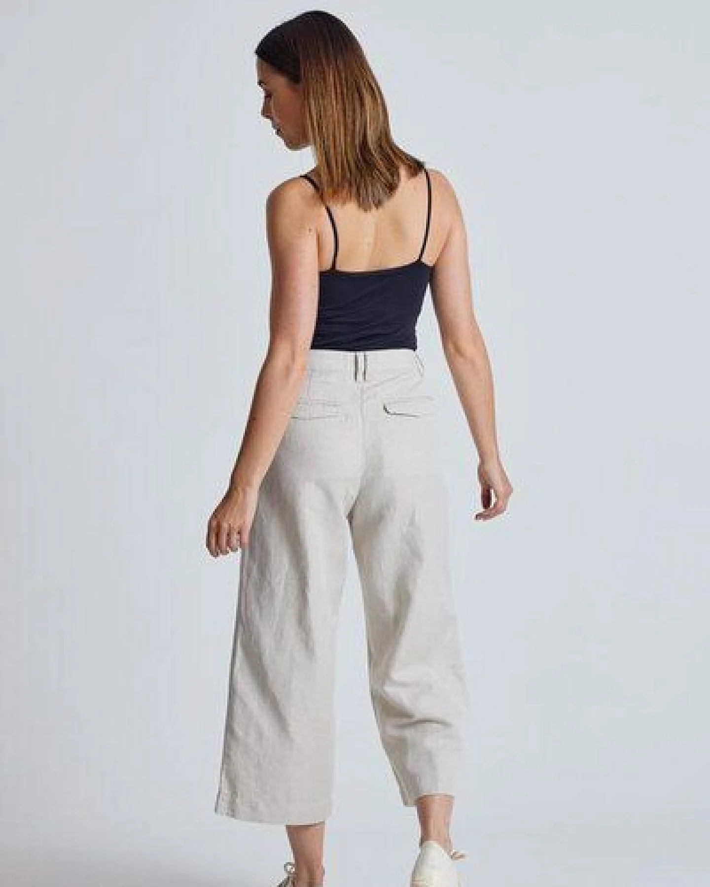 Flax and Loom Leinen Culotte Betty – Ansicht 3