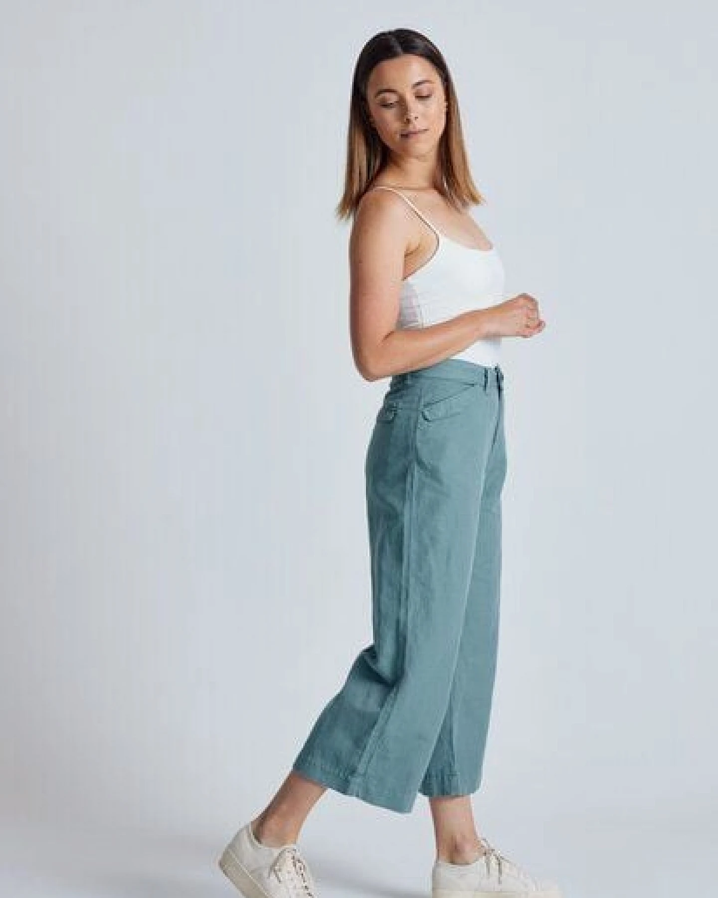 Flax and Loom Leinen Culotte Betty – Ansicht 2