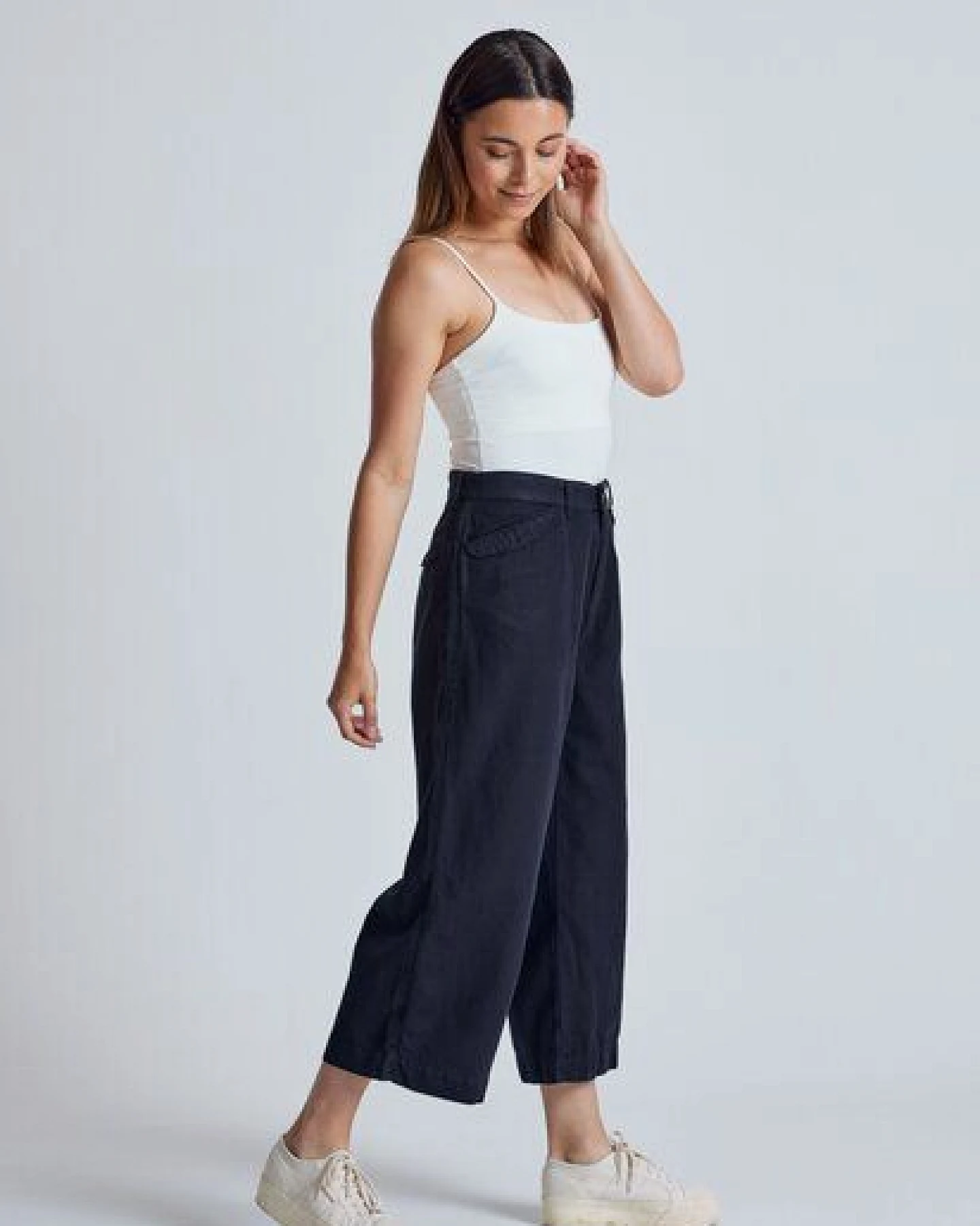 Flax and Loom Leinen Culotte Betty – Ansicht 2