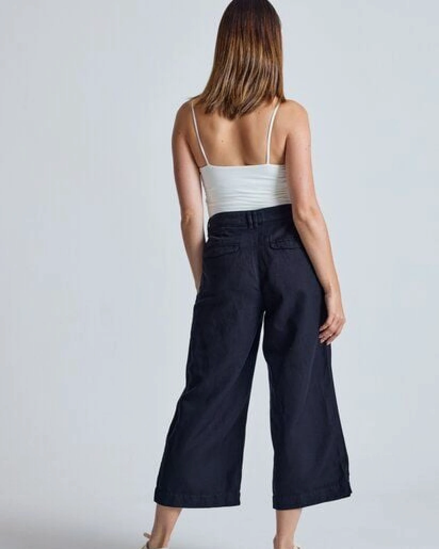 Flax and Loom Leinen Culotte Betty – Ansicht 3