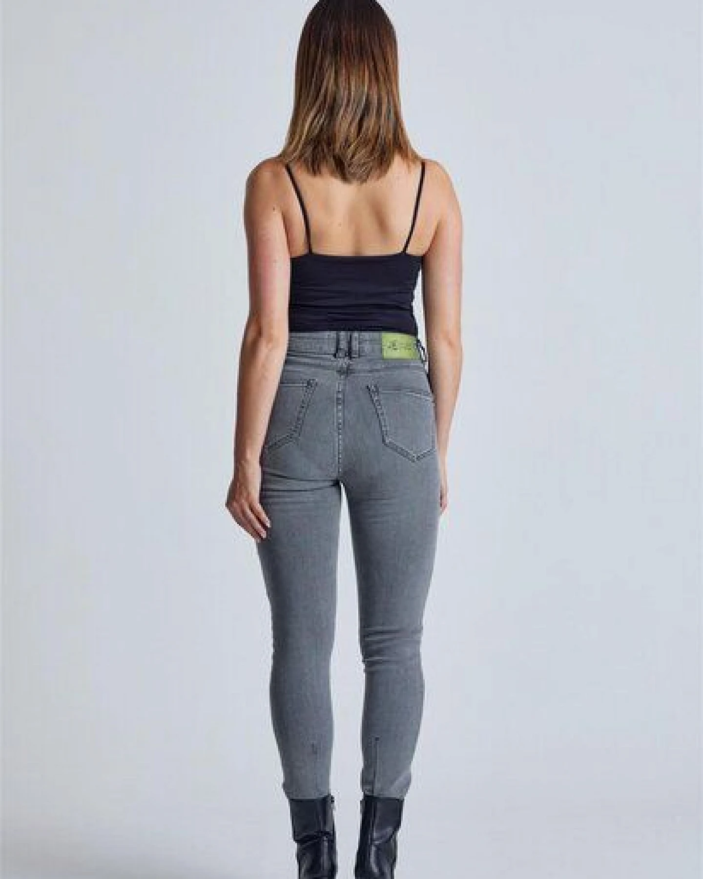 Flax and Loom High Waist Skinny Jeans Modell: Nina – Ansicht 3