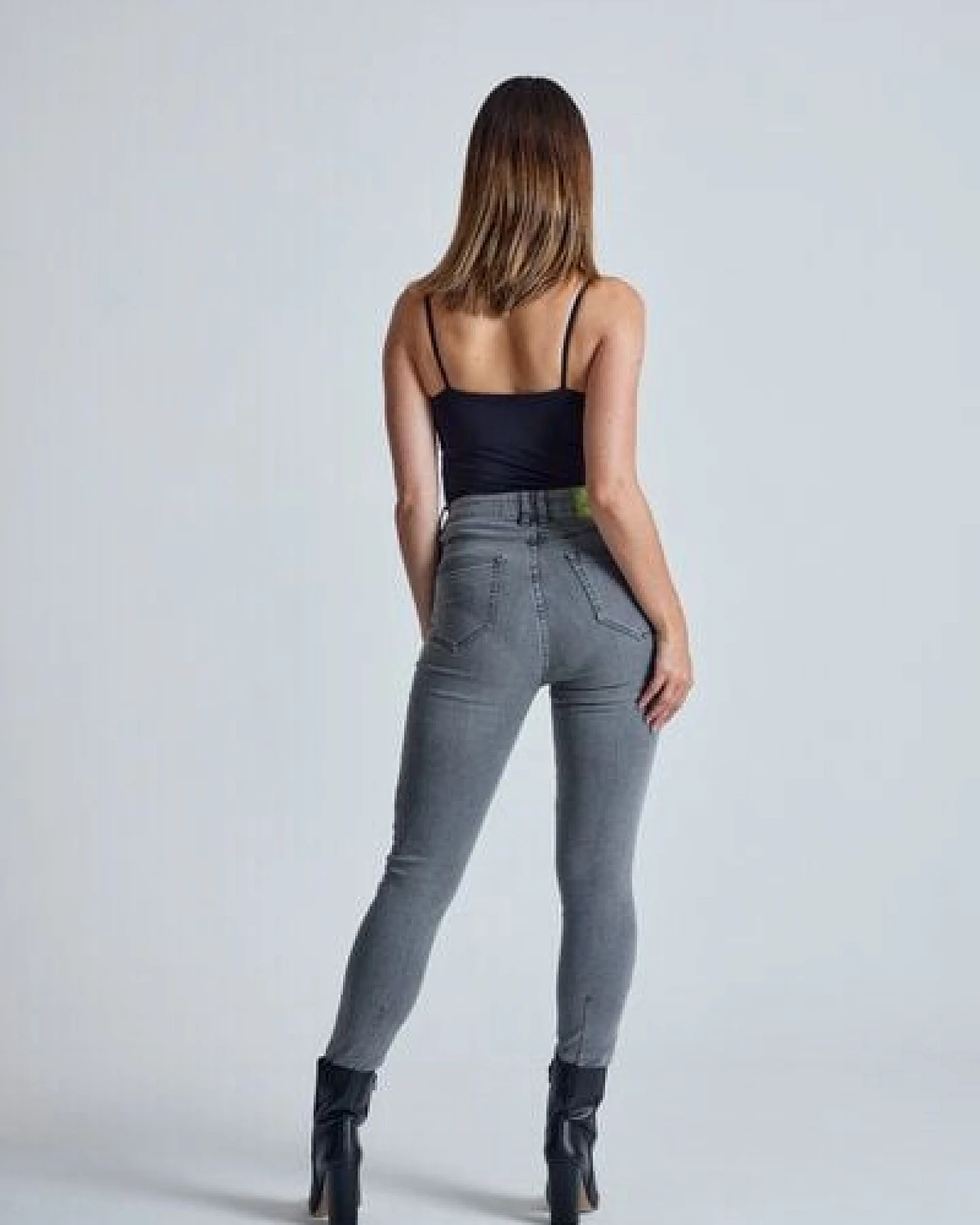Flax and Loom High Waist Skinny Jeans Modell: Nina – Ansicht 4