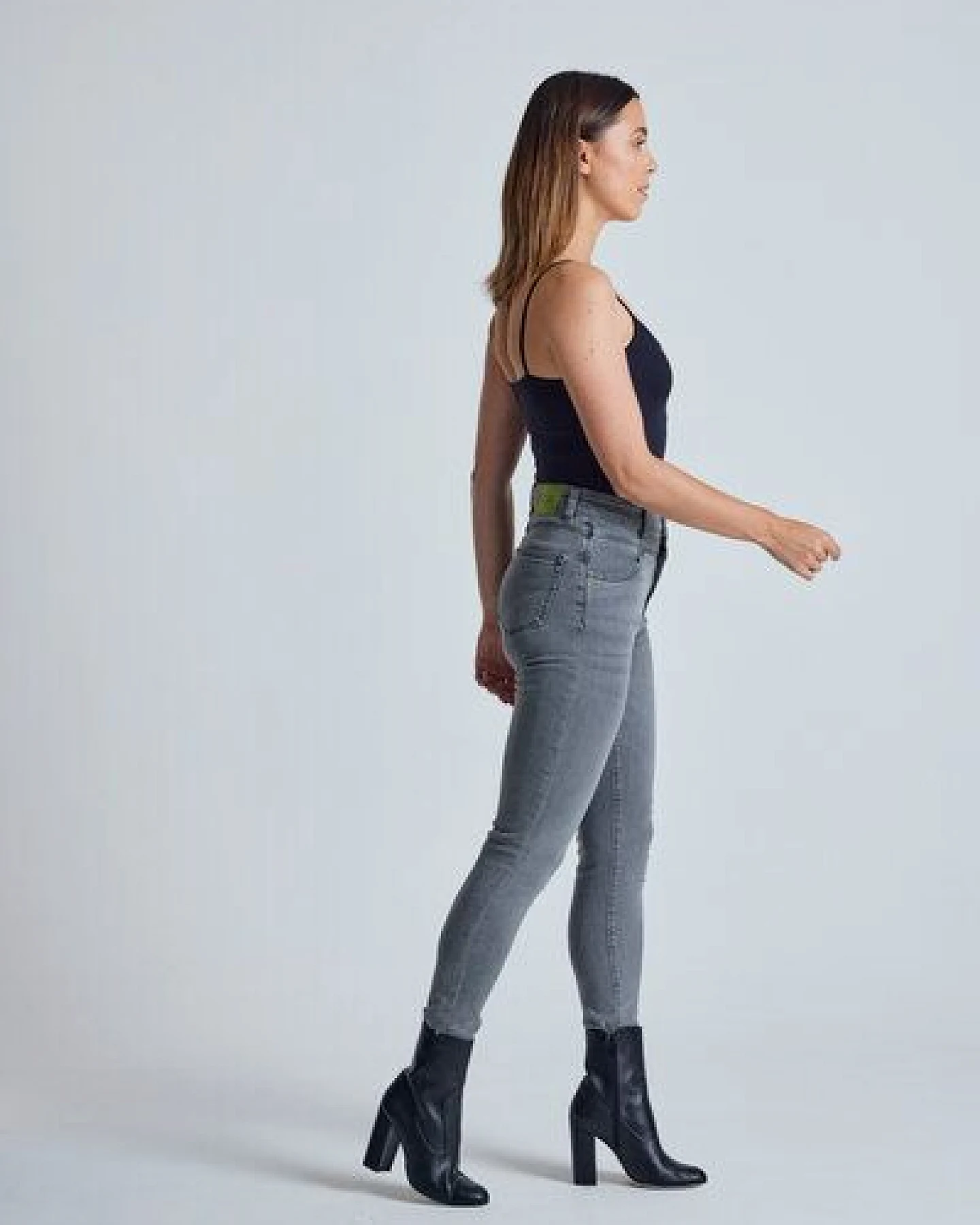 Flax and Loom High Waist Skinny Jeans Modell: Nina – Ansicht 3