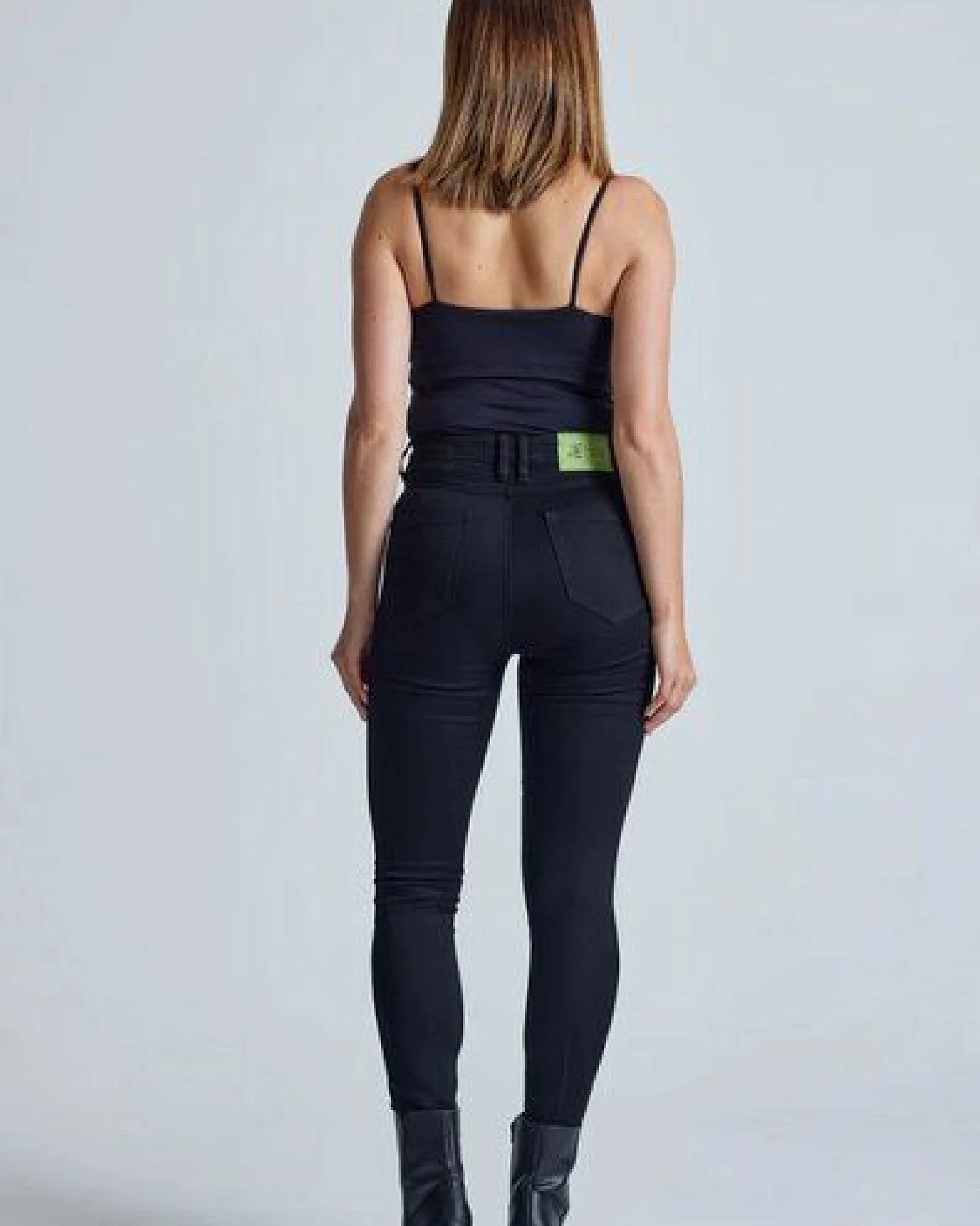 Flax and Loom High Waist Skinny Jeans Modell: Nina – Ansicht 3