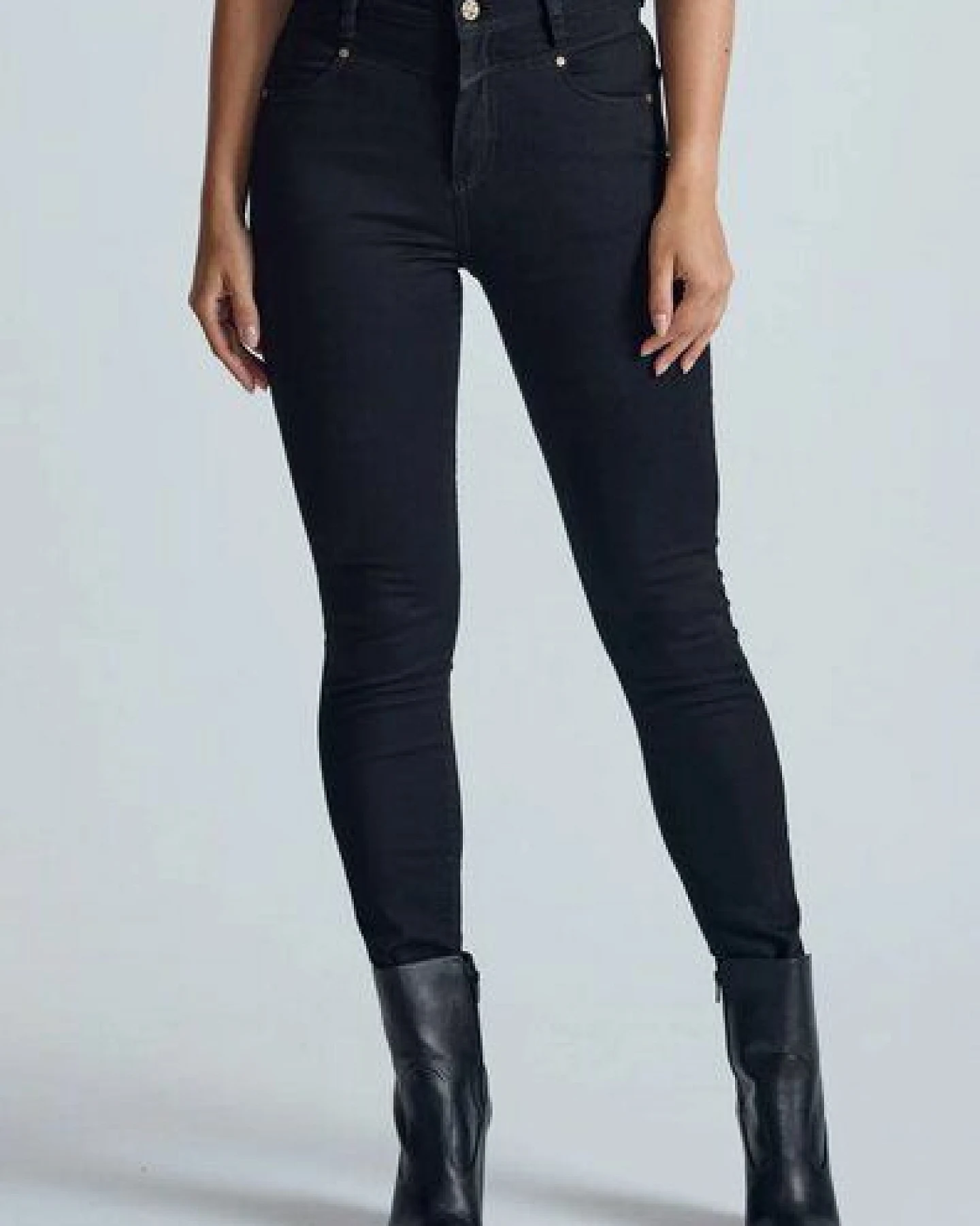 Flax and Loom High Waist Skinny Jeans Modell: Nina – Ansicht 4