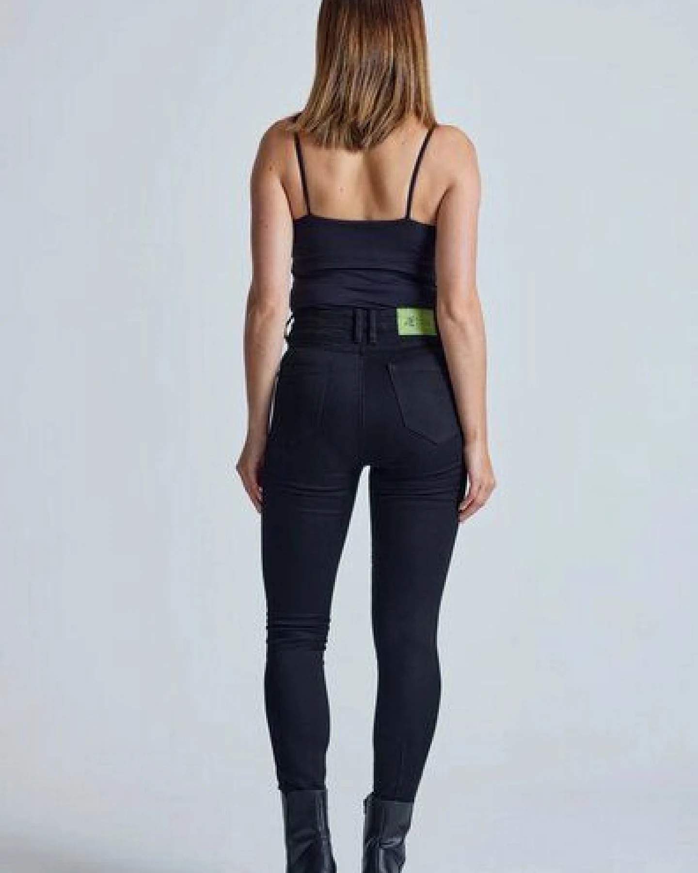 Flax and Loom High Waist Skinny Jeans Modell: Nina – Ansicht 3