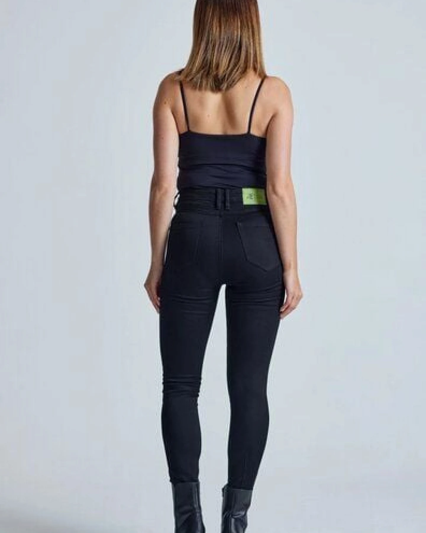 Flax and Loom High Waist Skinny Jeans Modell: Nina – Ansicht 3