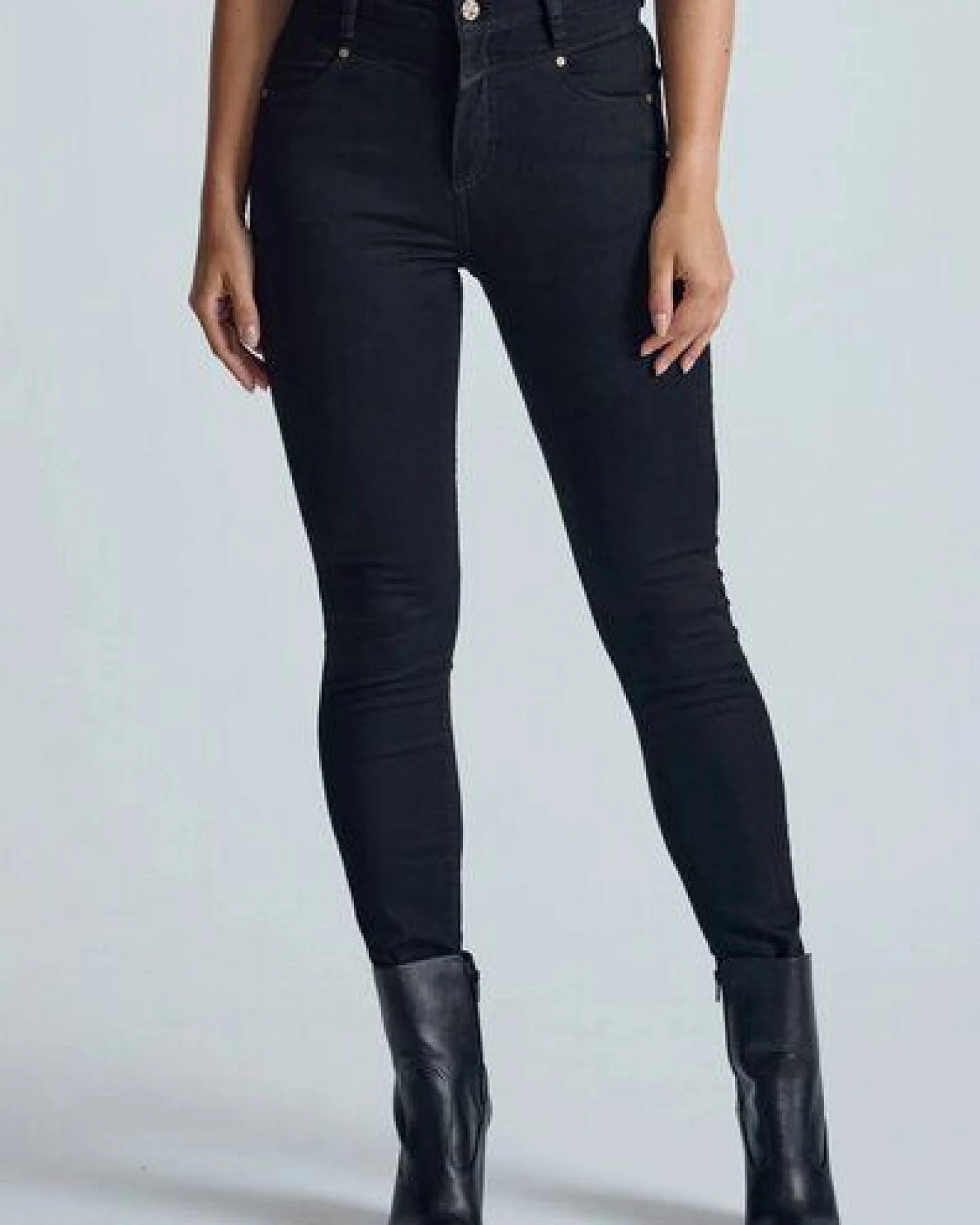 Flax and Loom High Waist Skinny Jeans Modell: Nina – Ansicht 4