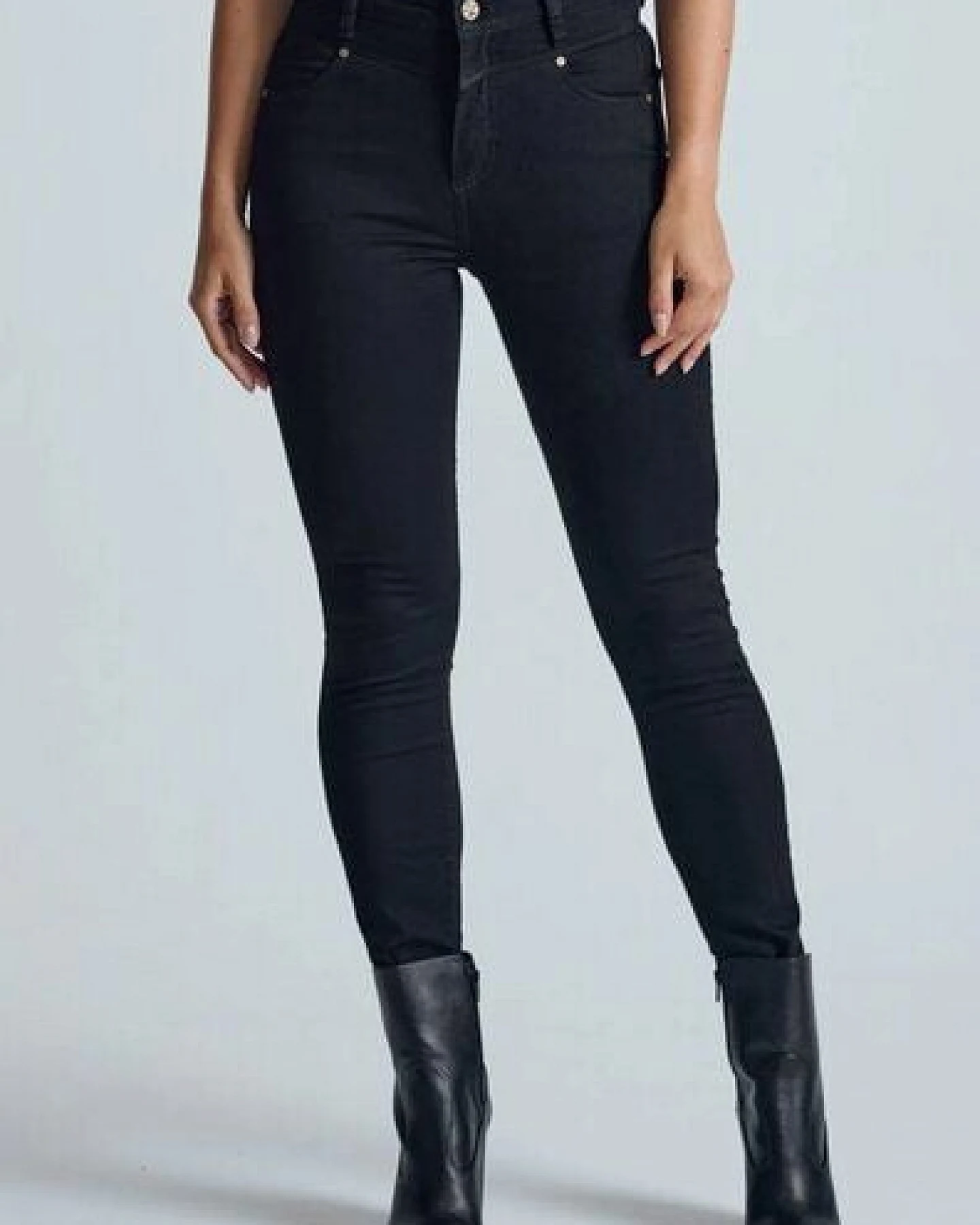 Flax and Loom High Waist Skinny Jeans Modell: Nina – Ansicht 4