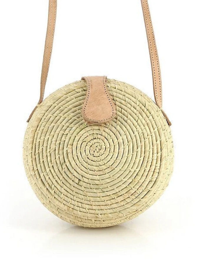 GLOBO Fair Trade Korbtasche BEACH aus natürlichem Raphia