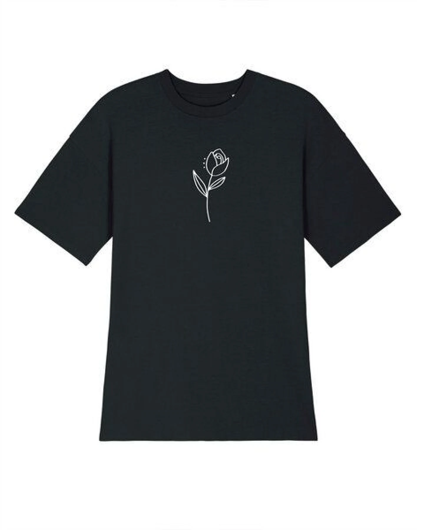 Human Family Bio Damen oversize T-Shirt-Kleid "Flower" – Ansicht 2