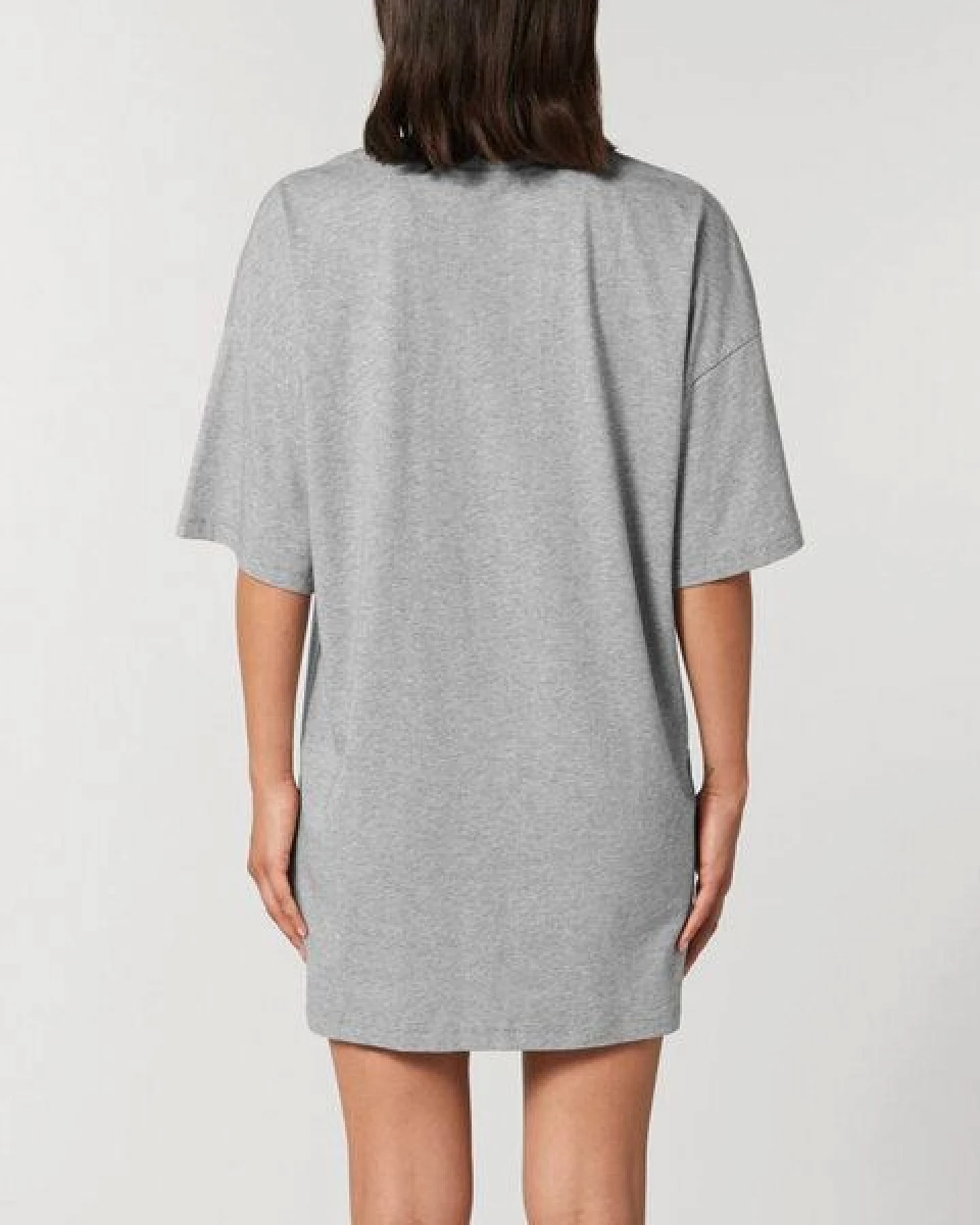 Human Family Bio Damen oversize T-Shirt-Kleid "Flower" – Ansicht 3