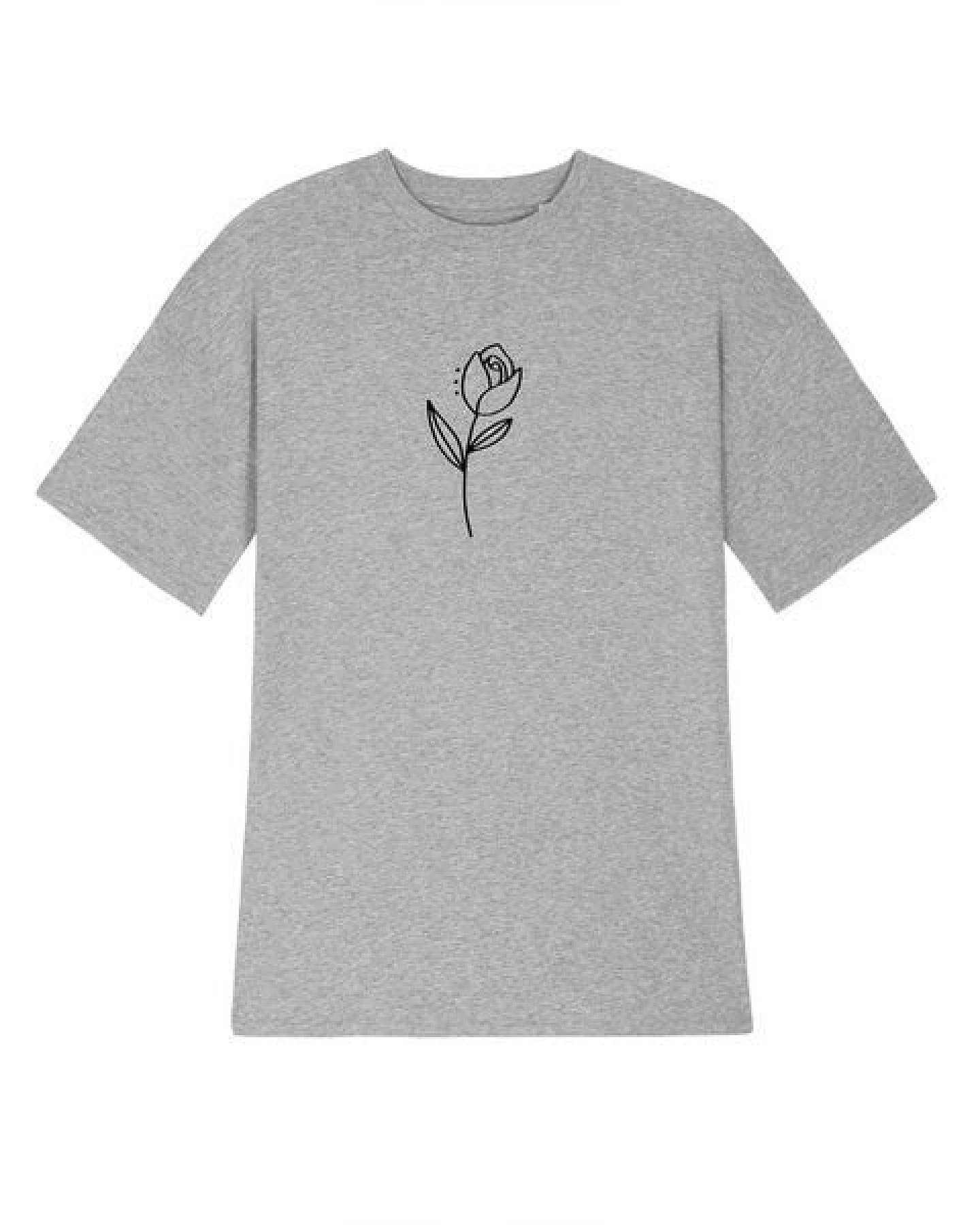 Human Family Bio Damen oversize T-Shirt-Kleid "Flower" – Ansicht 2