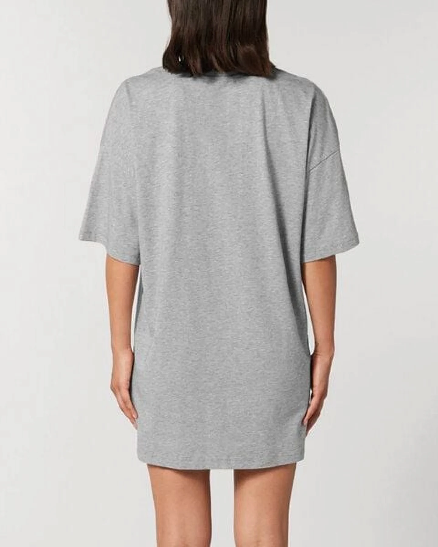 Human Family Bio Damen oversize T-Shirt-Kleid "Flower" – Ansicht 3