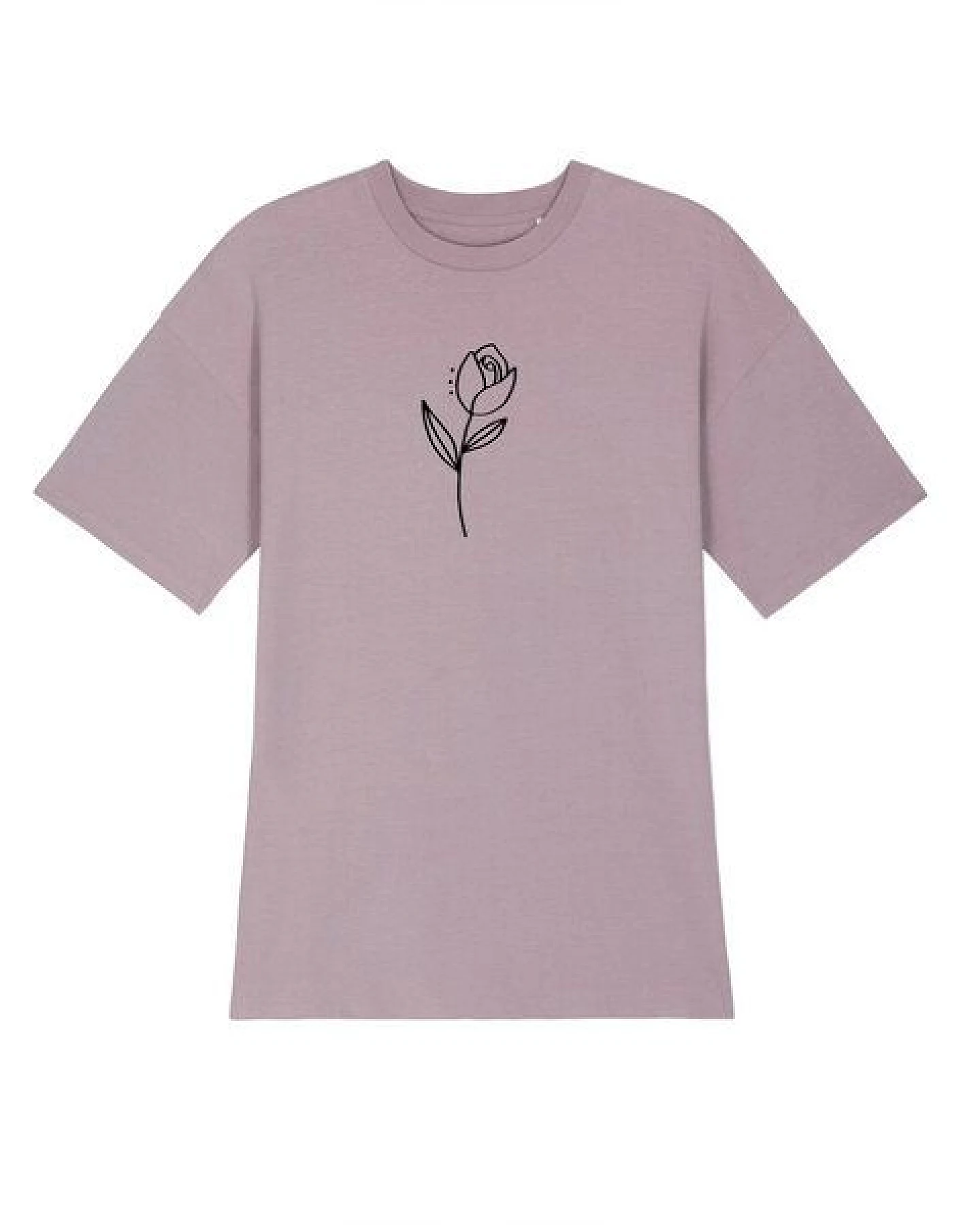 Human Family Bio Damen oversize T-Shirt-Kleid "Flower" – Ansicht 3